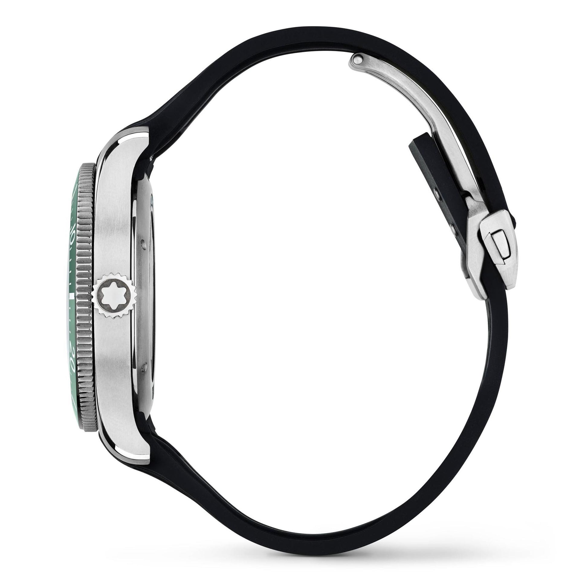 1858 Iced Sea Automatic Date, Edelstahl von Montblanc (MB129765)