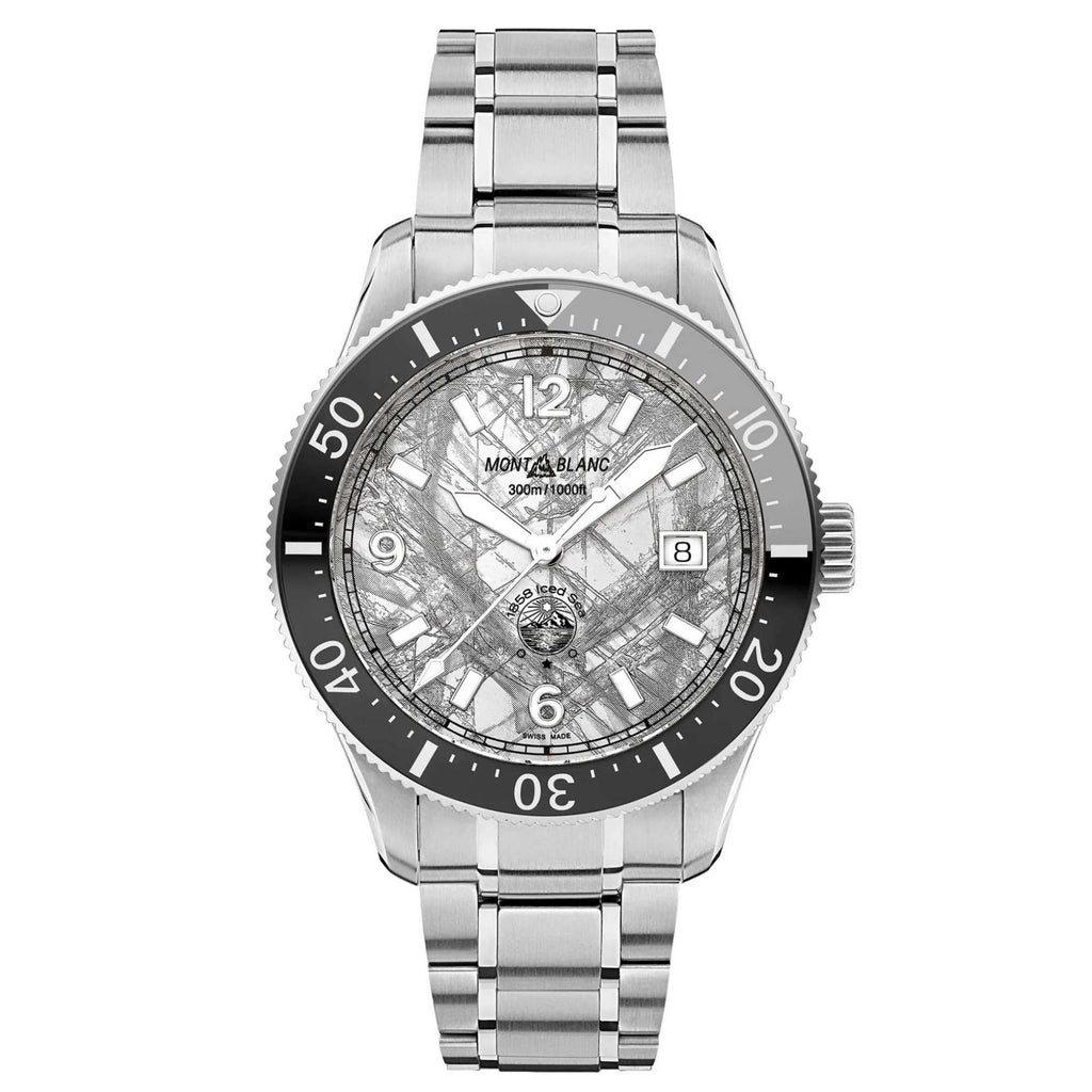 Montblanc 1858 Iced Sea Automatic Date (MB130793) aus Edelstahl