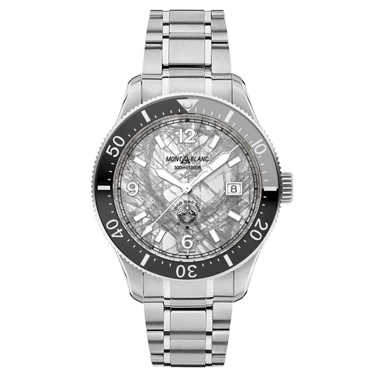 1858 Iced Sea Automatic Date, Edelstahl von Montblanc (MB130793)
