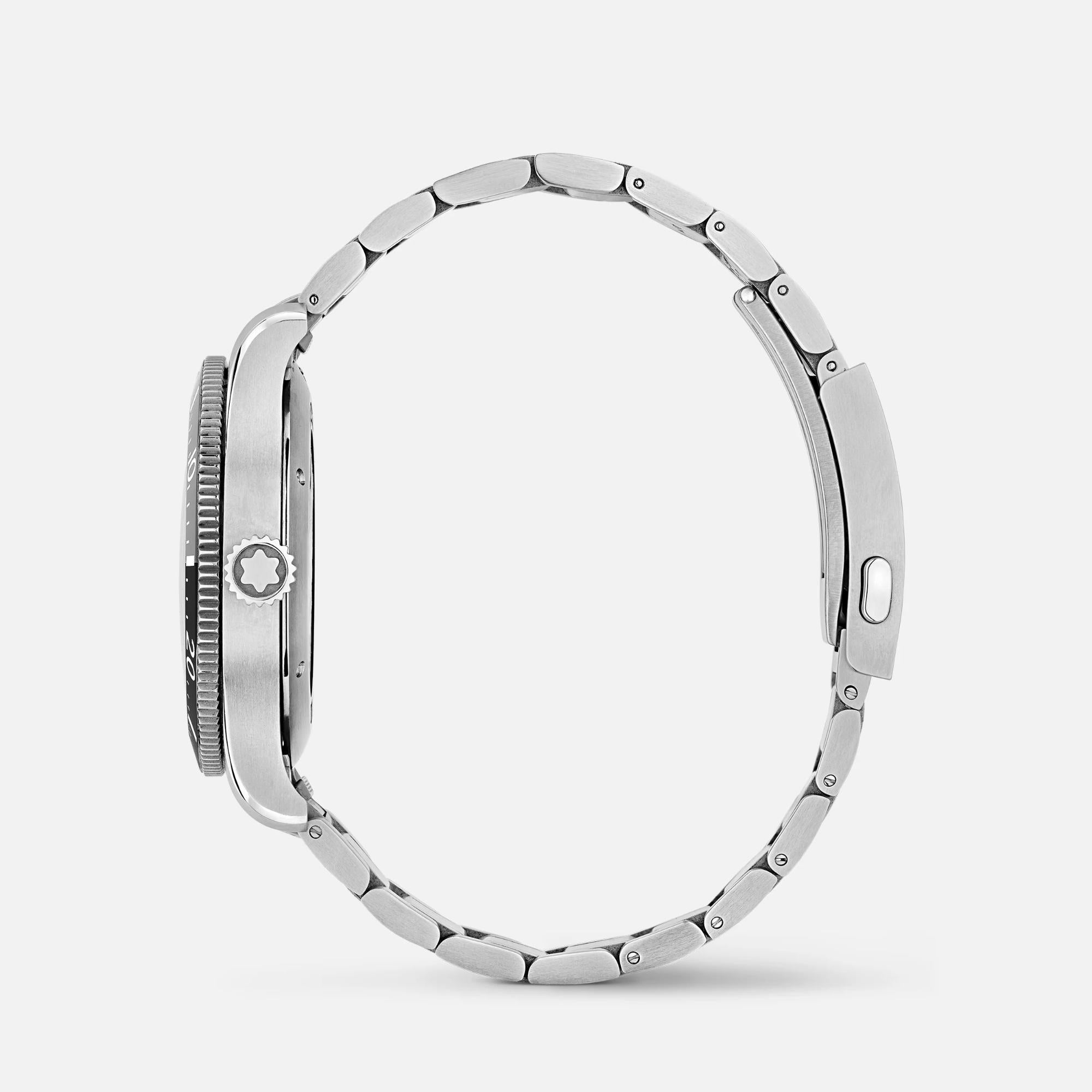 Montblanc 1858 Iced Sea Automatic Date (MB130793) aus Edelstahl