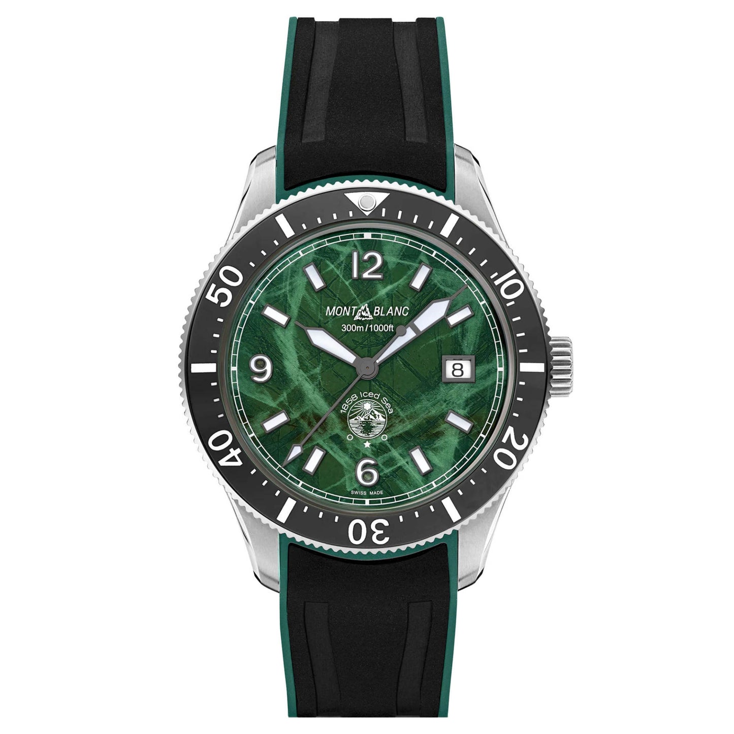 1858 Iced Sea Automatic Date, Edelstahl von Montblanc (MB130810)