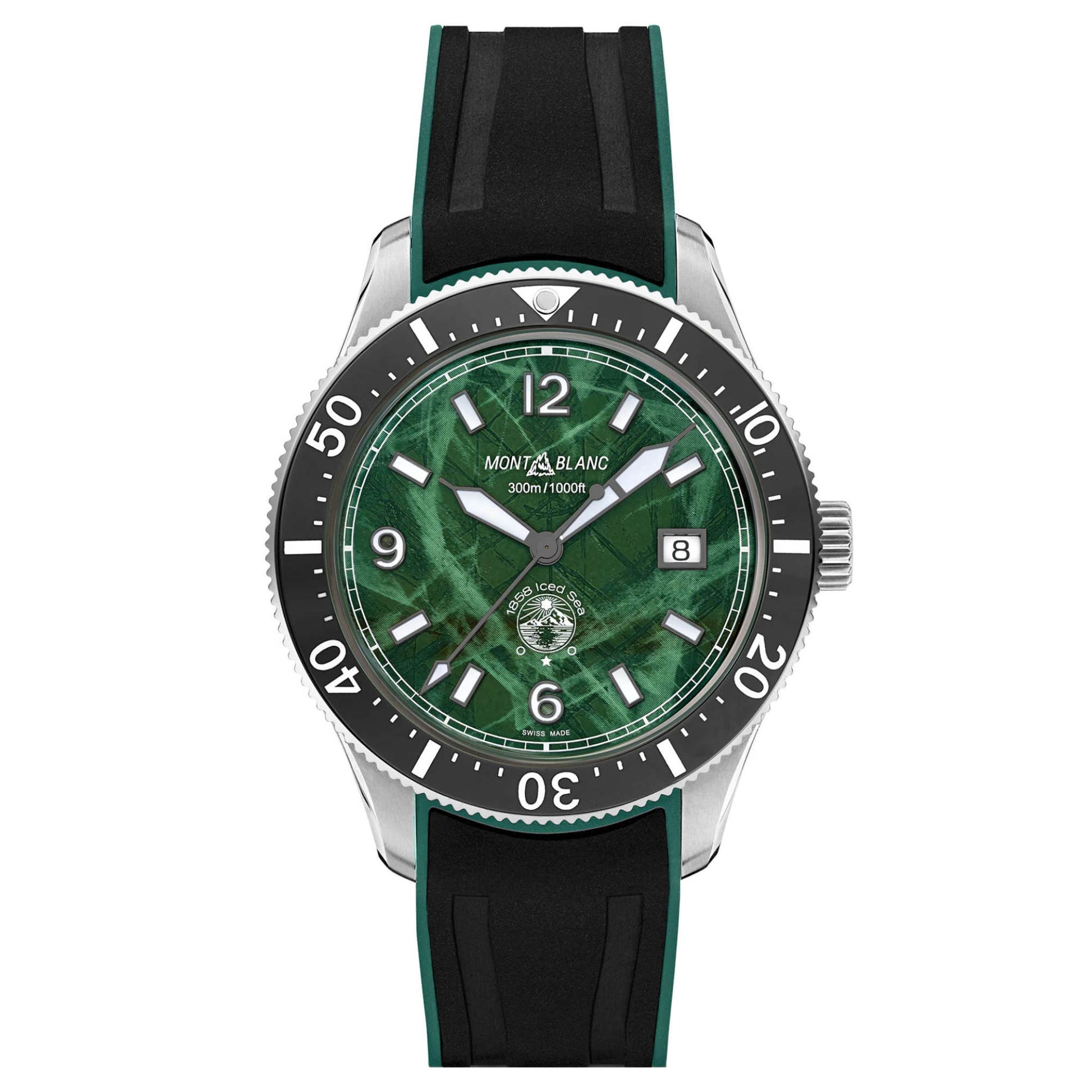 1858 Iced Sea Automatic Date, Edelstahl von Montblanc (MB130810)