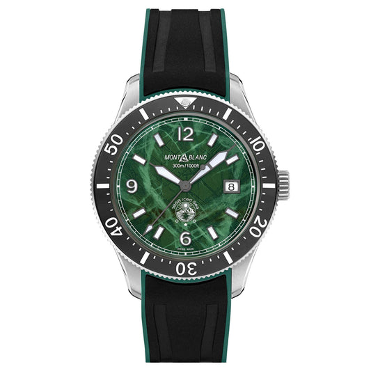 1858 Iced Sea Automatic Date, Edelstahl von Montblanc (MB130810)