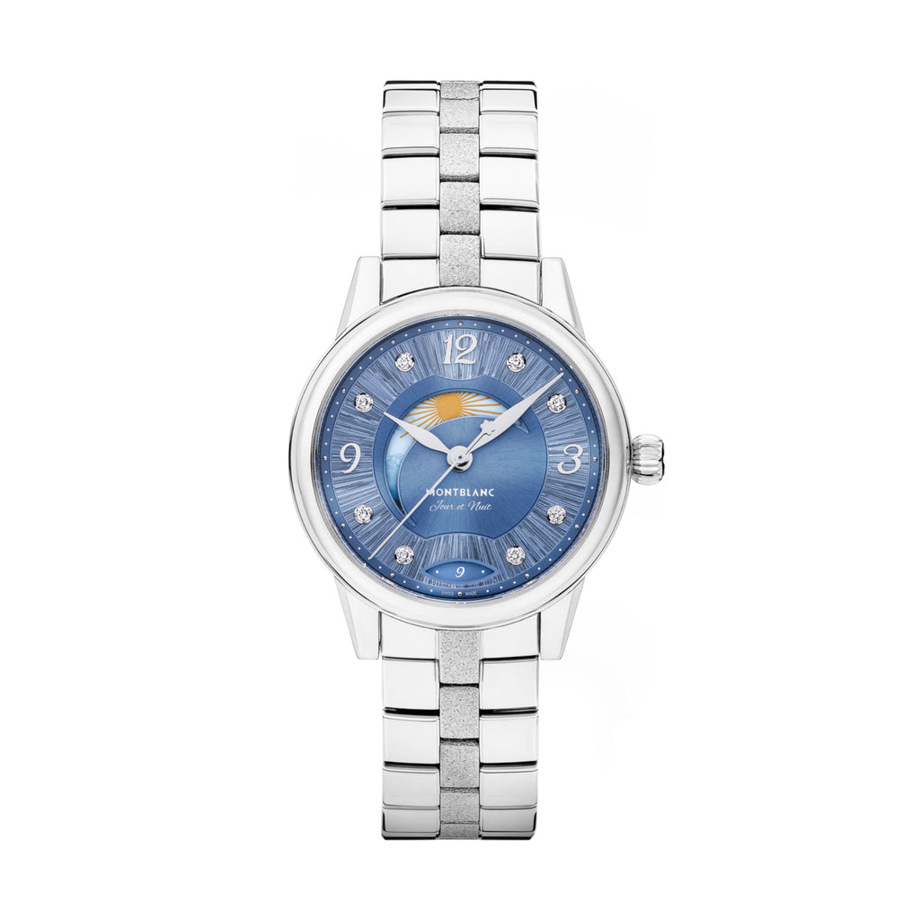 Montblanc Bohème Day & Night 30 mm (MB134342) aus Edelstahl mit Diamant