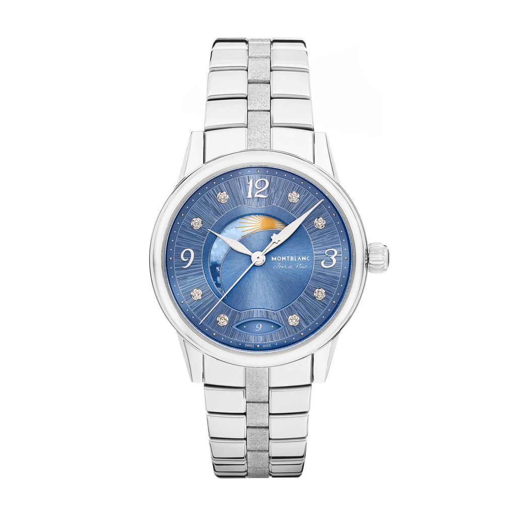 Montblanc Bohème Day & Night 34 mm (MB134343) aus Edelstahl mit Diamant