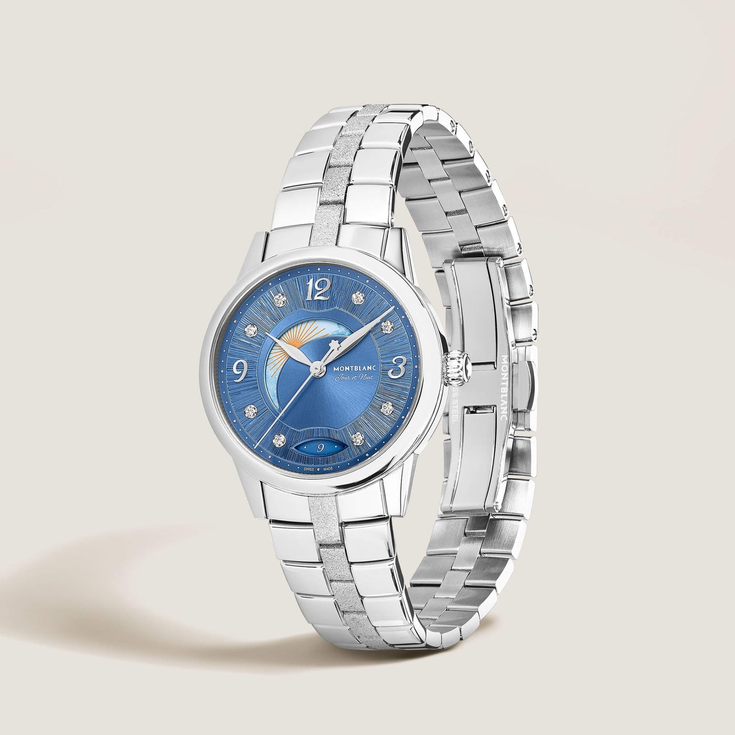 Bohème Day & Night 34 mm, Edelstahl von Montblanc (MB134343)