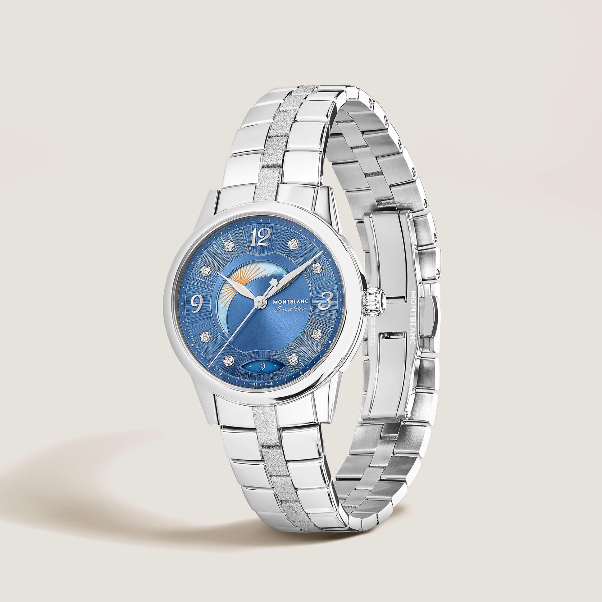 Bohème Day & Night 34 mm, Edelstahl von Montblanc (MB134343)