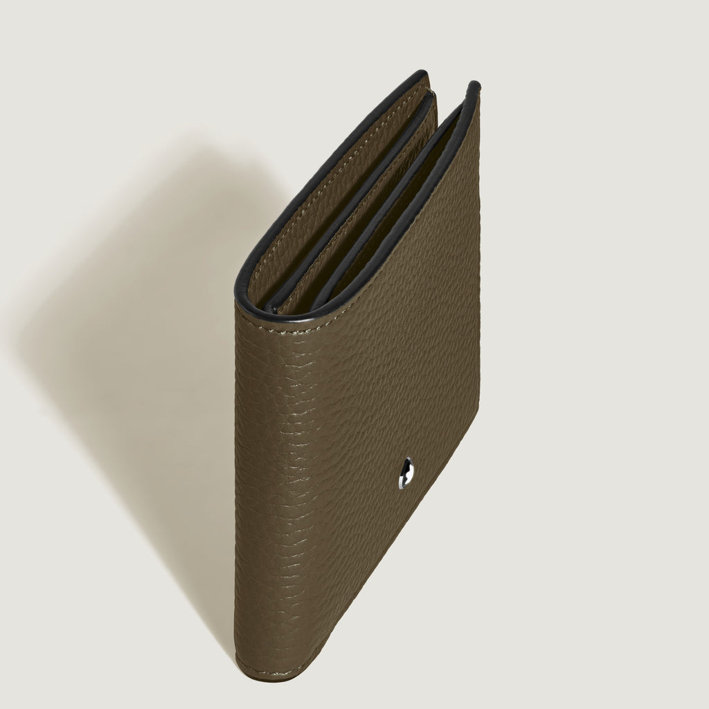 Montblanc Brieftasche 4 cc mit Münzfach aus Grain Leder (MB220216)