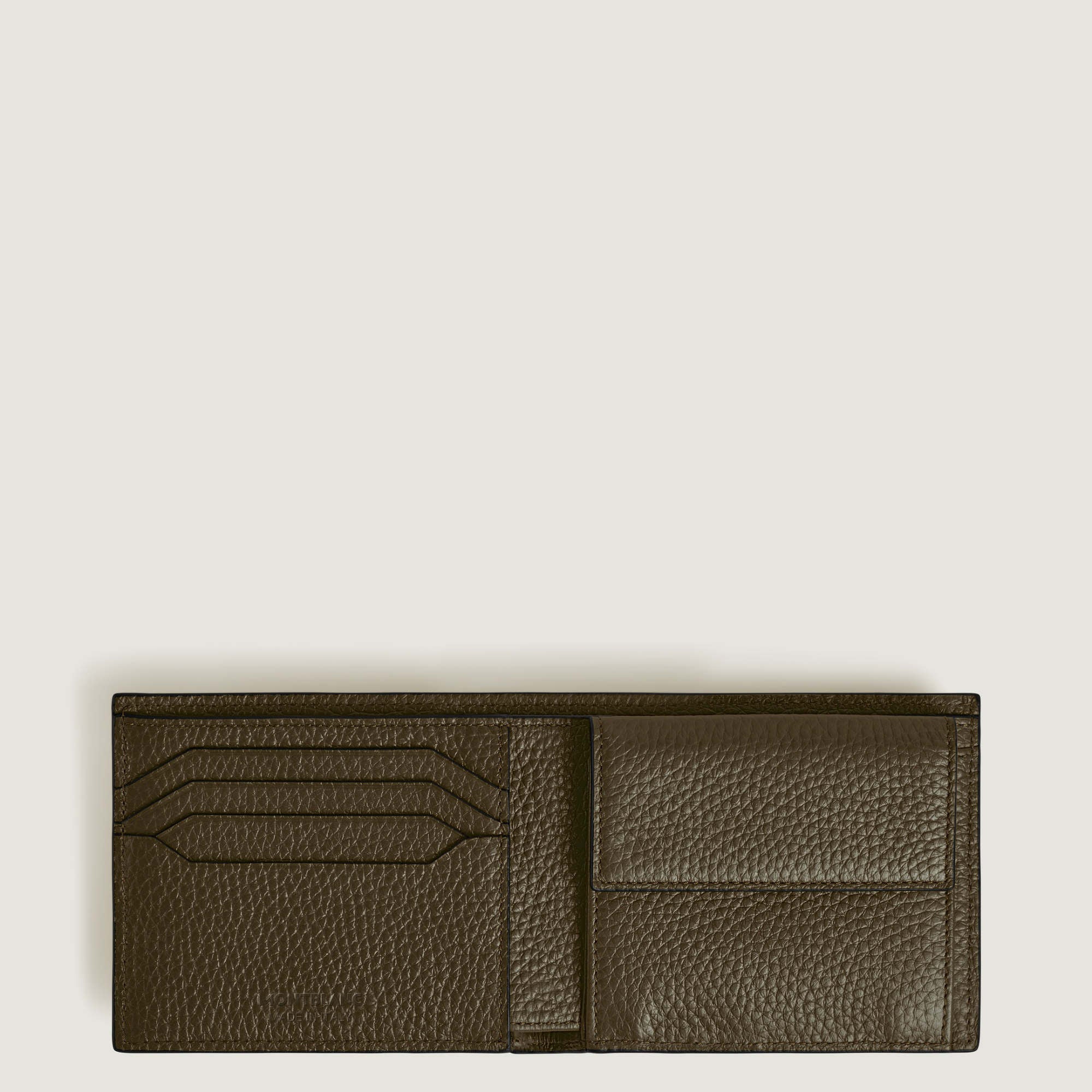 Montblanc Brieftasche 4 cc mit Münzfach aus Grain Leder (MB220216)