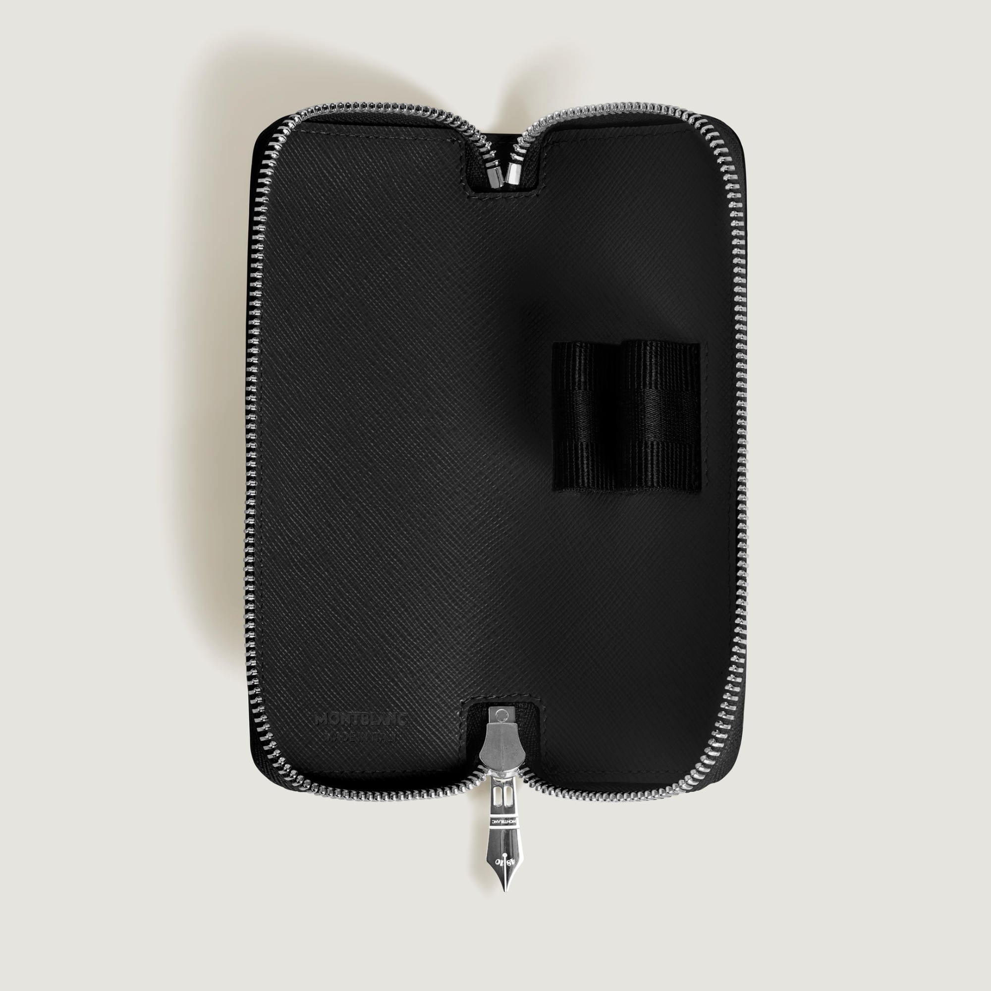 Montblanc Etui für 2 Schreibgerät mit Reißverschluss aus Sartorial Leder (MB220370)