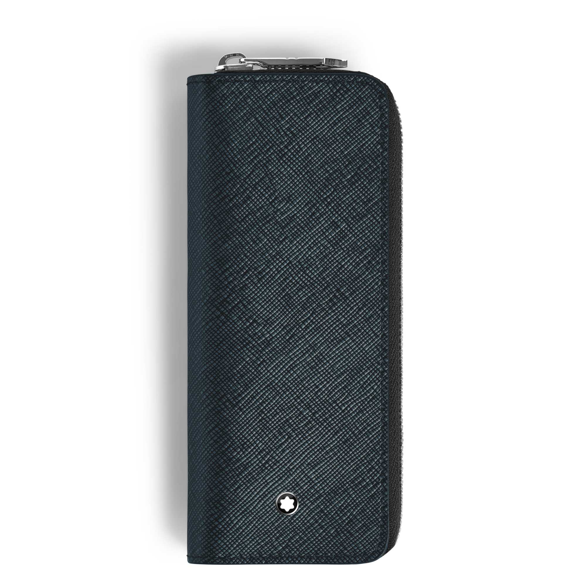 Montblanc Etui für 2 Schreibgerät mit Reißverschluss aus Sartorial Leder (MB220371)