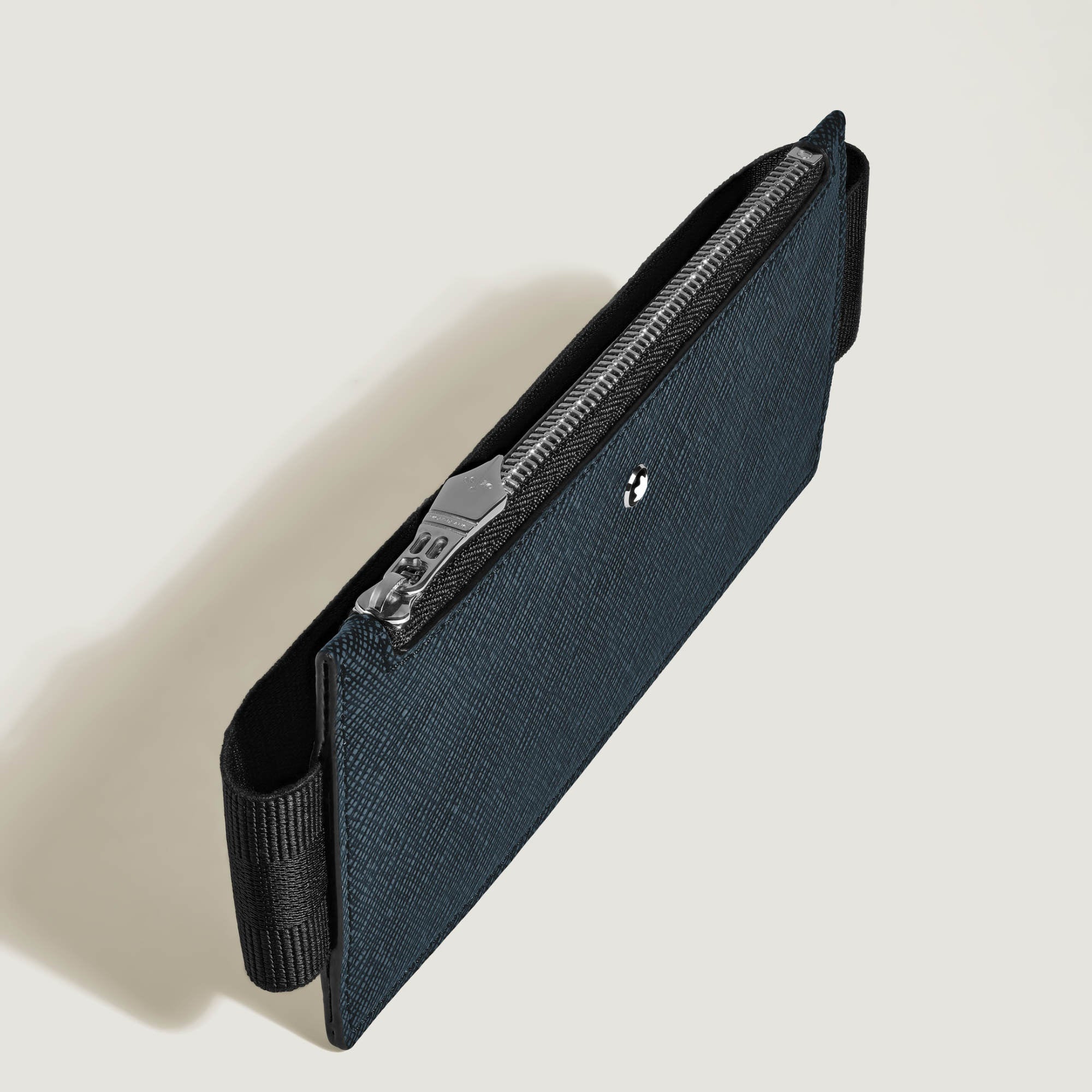 Montblanc Etui für 2 Schreibgeräte mit elastischem Band aus Sartorial Leder (MB220430)