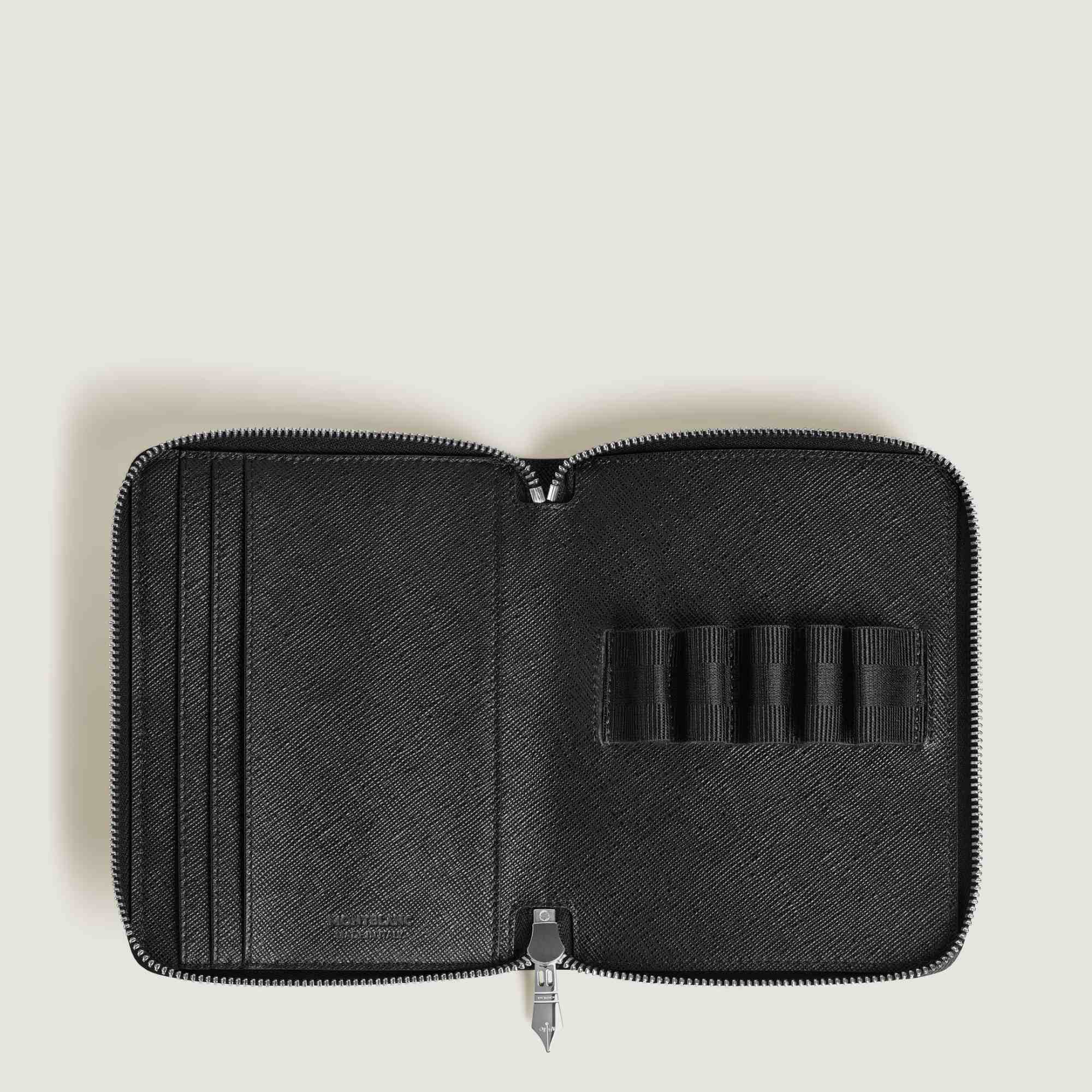 Montblanc Etui für 5 Schreibgerät mit Reißverschluss aus Sartorial Leder (MB220373)