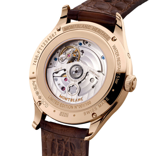 Heritage Perpetual Calendar Limited Edition, Rotgold • Rubin von Montblanc (MB119926)