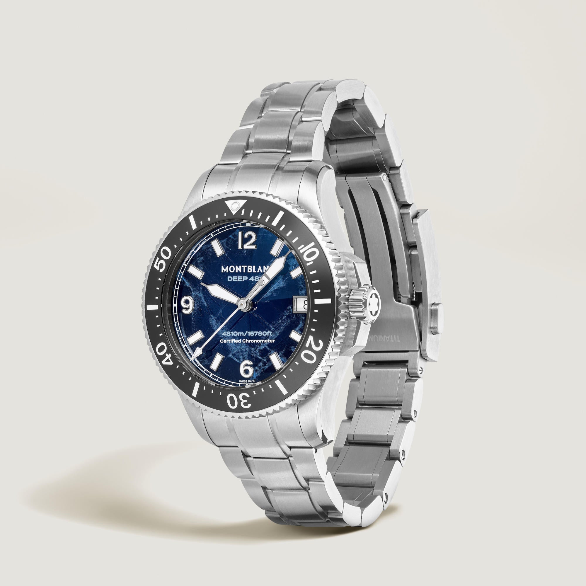 Montblanc Iced Sea 0 Oxygen Deep 4810 (MB135634) aus Titan, Aluminium