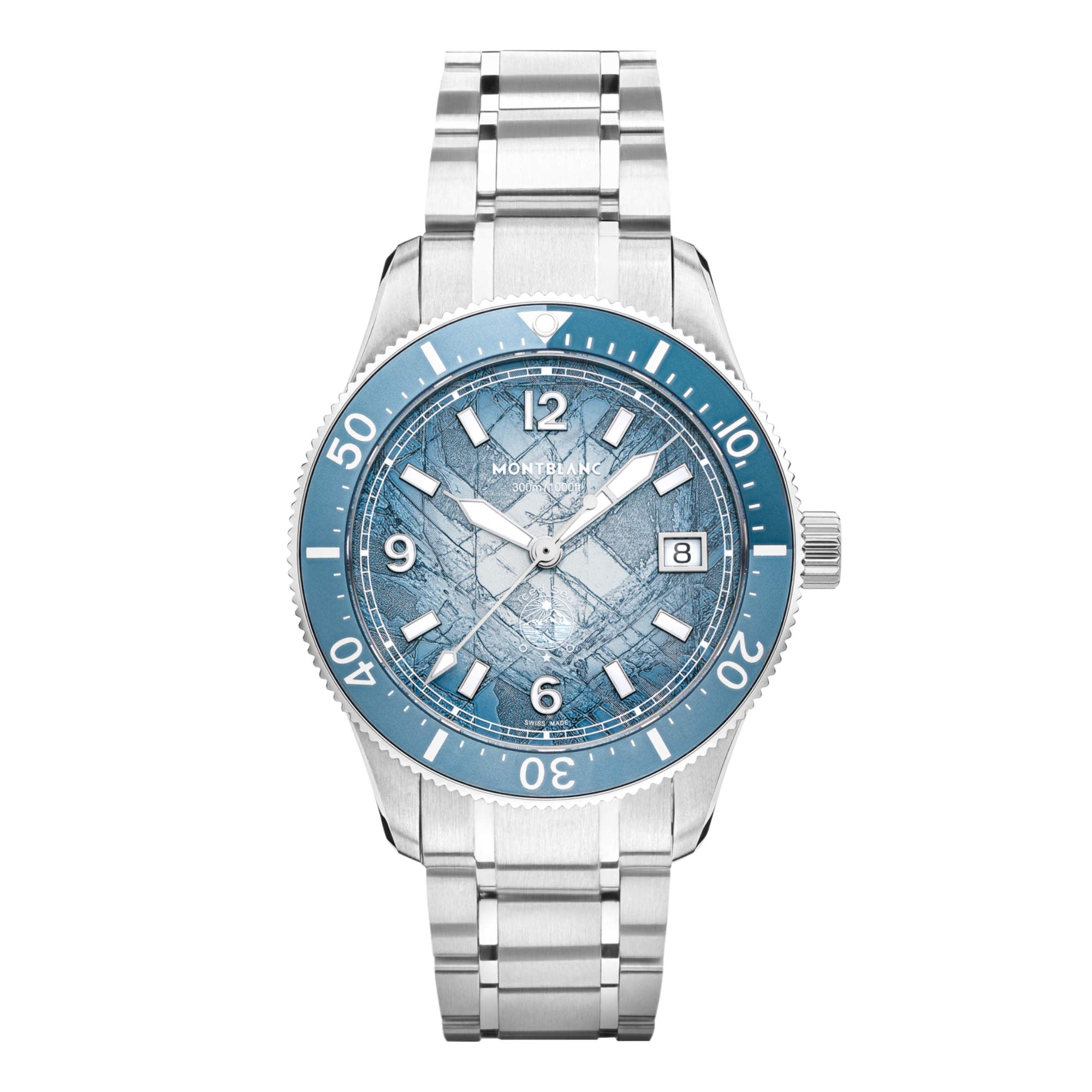 Montblanc Iced Sea Automatic Date 0 Oxygen (MB134022) aus Edelstahl