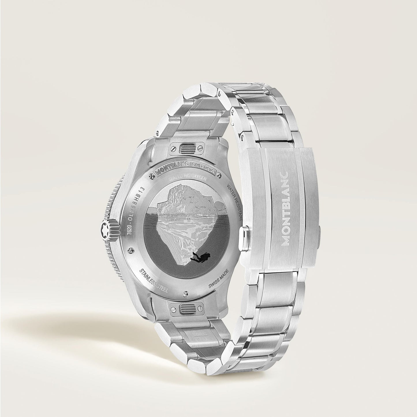 Iced Sea Automatic Date 0 Oxygen, Edelstahl von Montblanc (MB134024)