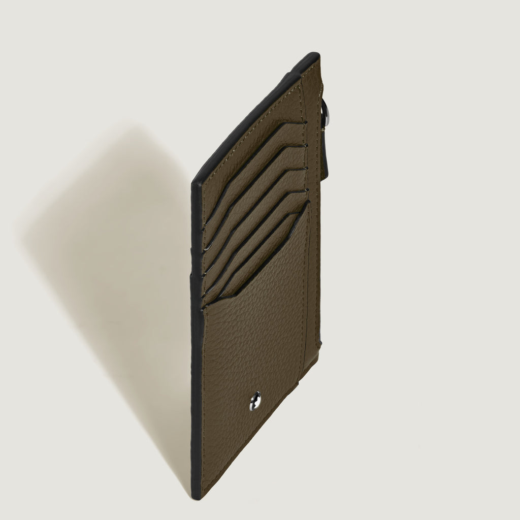 Montblanc Kartenetui 8 cc mit Reißverschluss aus Grain Leder (MB220222)