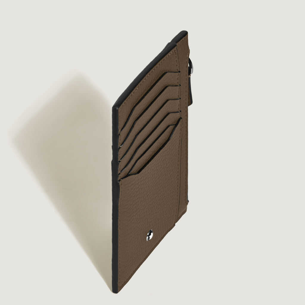 Montblanc Kartenetui 8 cc mit Reißverschluss aus Grain Leder (MB220223)