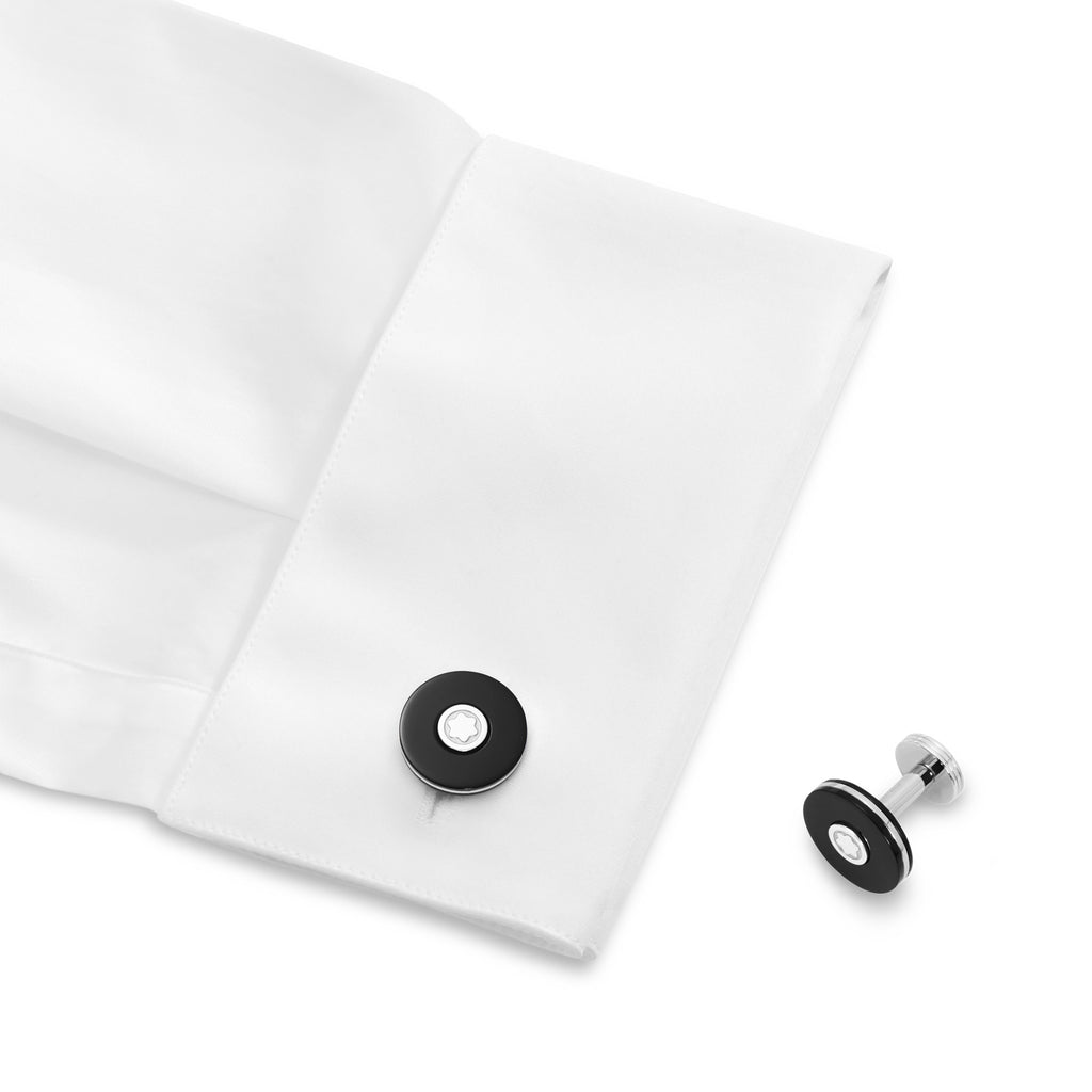 Montblanc Manschettenknöpfe Pix (MB116666) aus Edelstahl