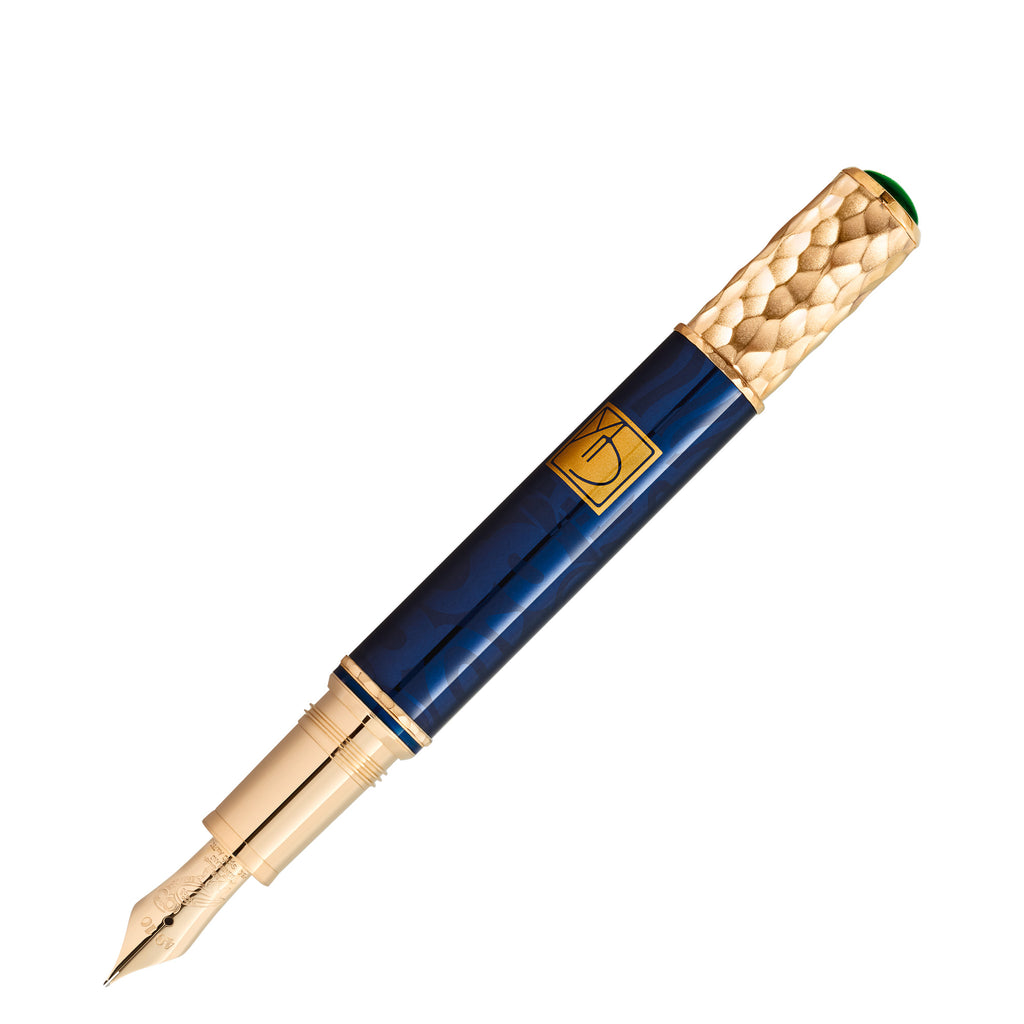 Montblanc Masters of Art Homage to Gustav Klimt Limited Edition 4810 Füllfederhalter F (MB130224) aus Gelbgold