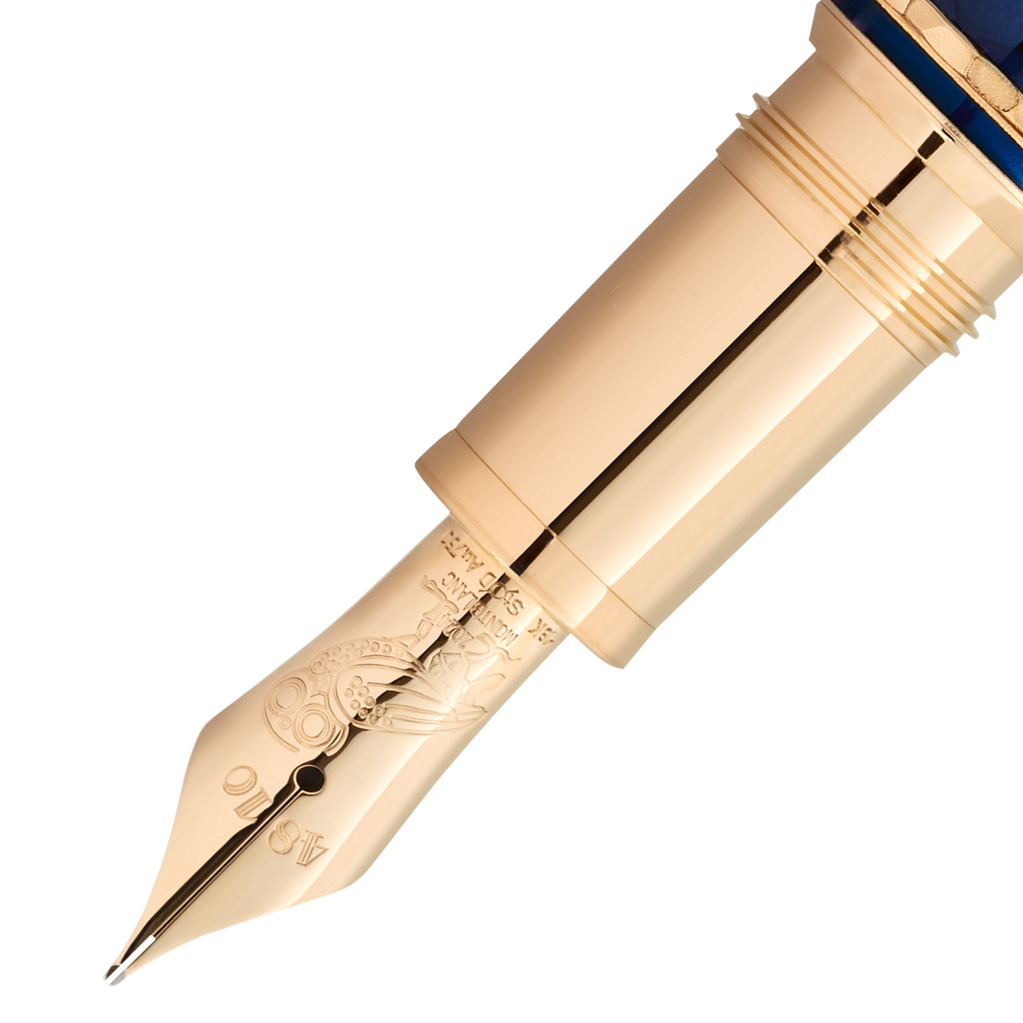 Montblanc Masters of Art Homage to Gustav Klimt Limited Edition 4810 Füllfederhalter (MB130225) aus Gelbgold