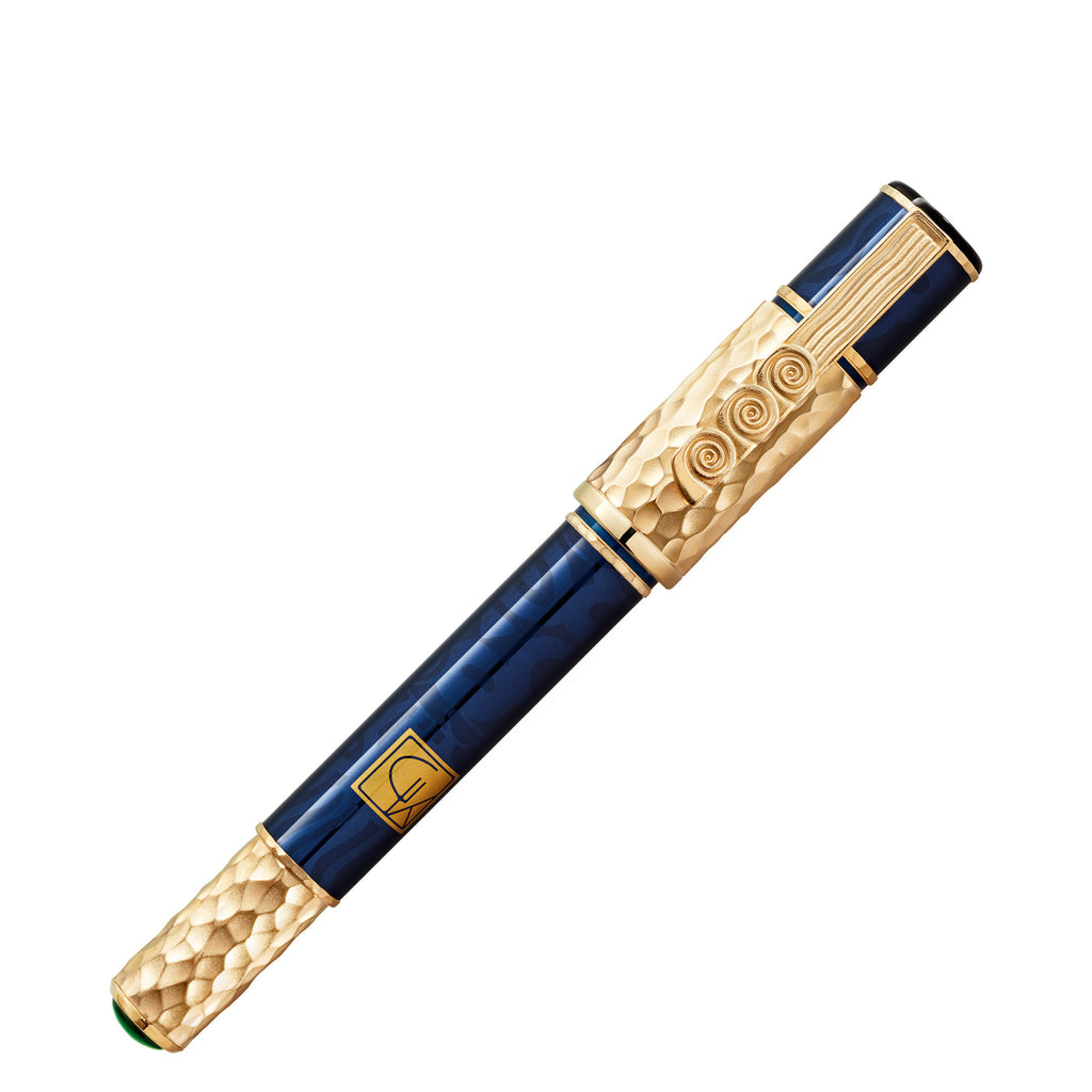 Montblanc Masters of Art Homage to Gustav Klimt Limited Edition 4810 Füllfederhalter (MB130225) aus Gelbgold