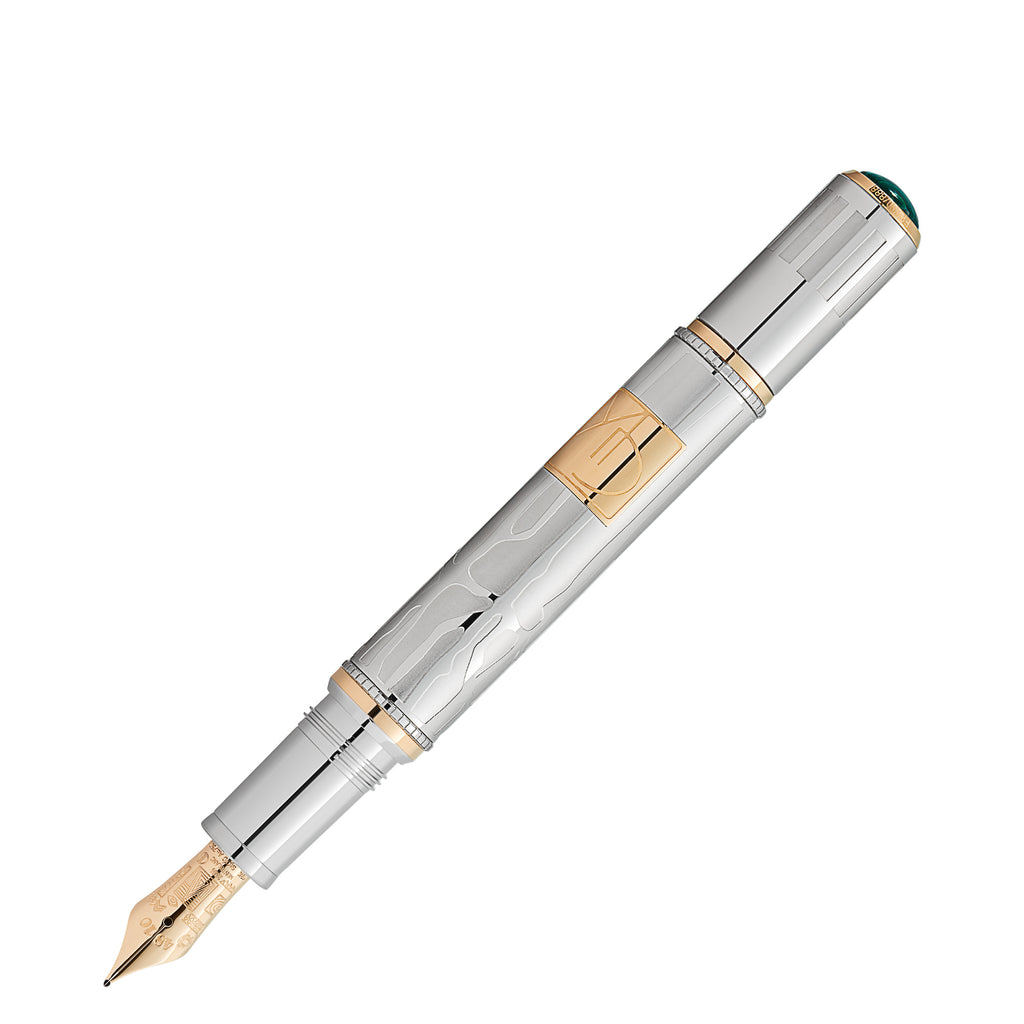 Montblanc Masters of Art Homage to Gustav Klimt Limited Edition 888 Füllfederhalter (MB130227) aus Gelbgold