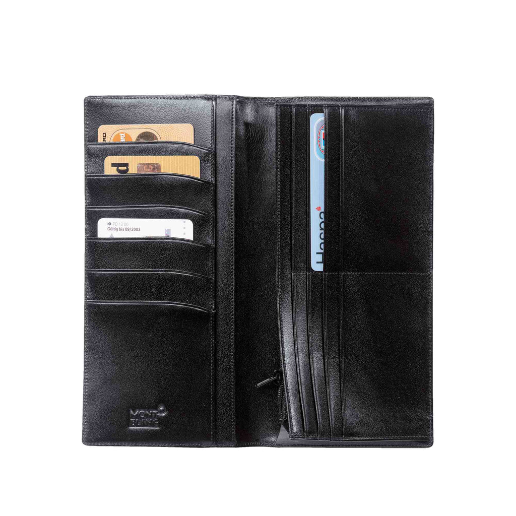 Montblanc Meisterstück Brieftasche 14 cc mit Reißverschlussfach (MB7165) aus Leder