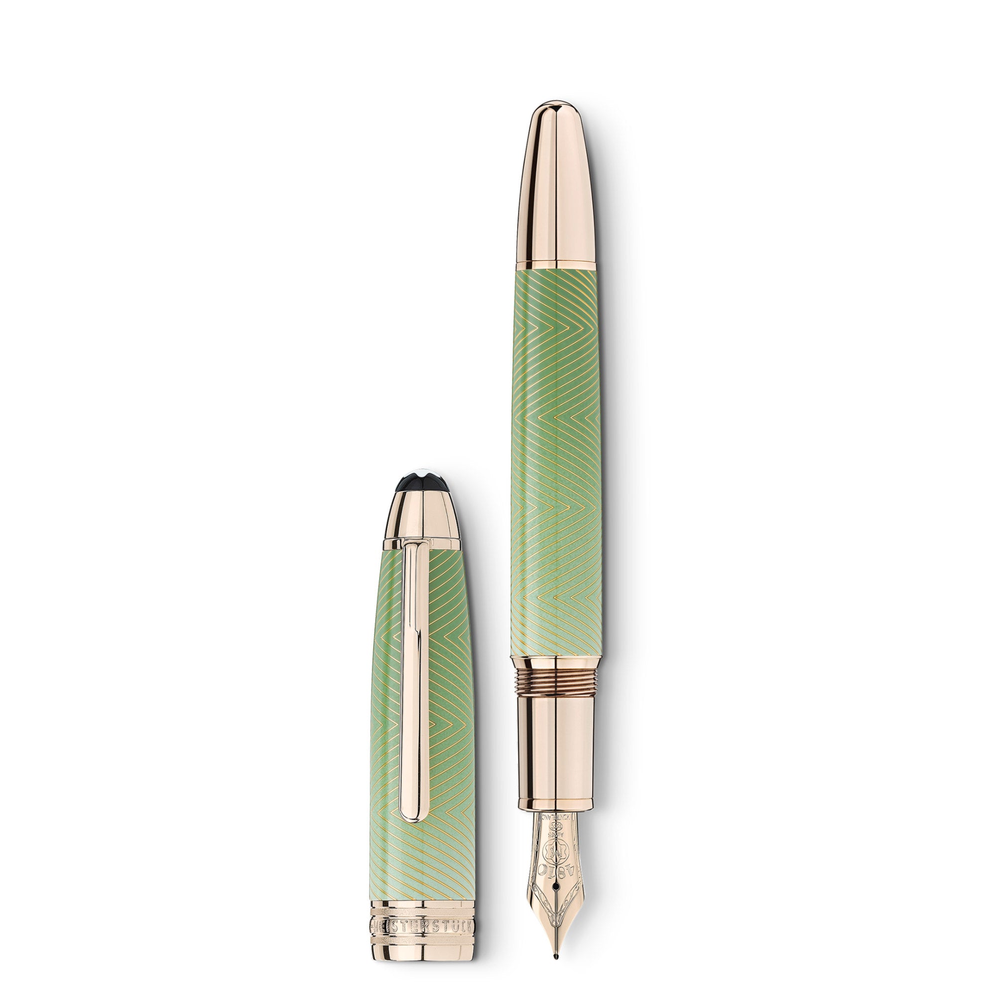 Montblanc Meisterstück Calligraphy Solitaire Celadon Dégradé Füllfederhalter (MB129553)
