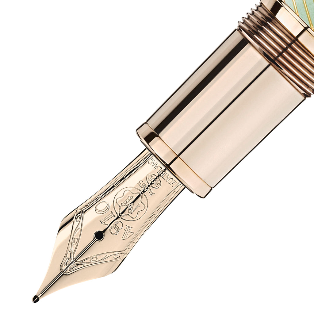 Montblanc Meisterstück Calligraphy Solitaire Celadon Dégradé Füllfederhalter (MB129553)