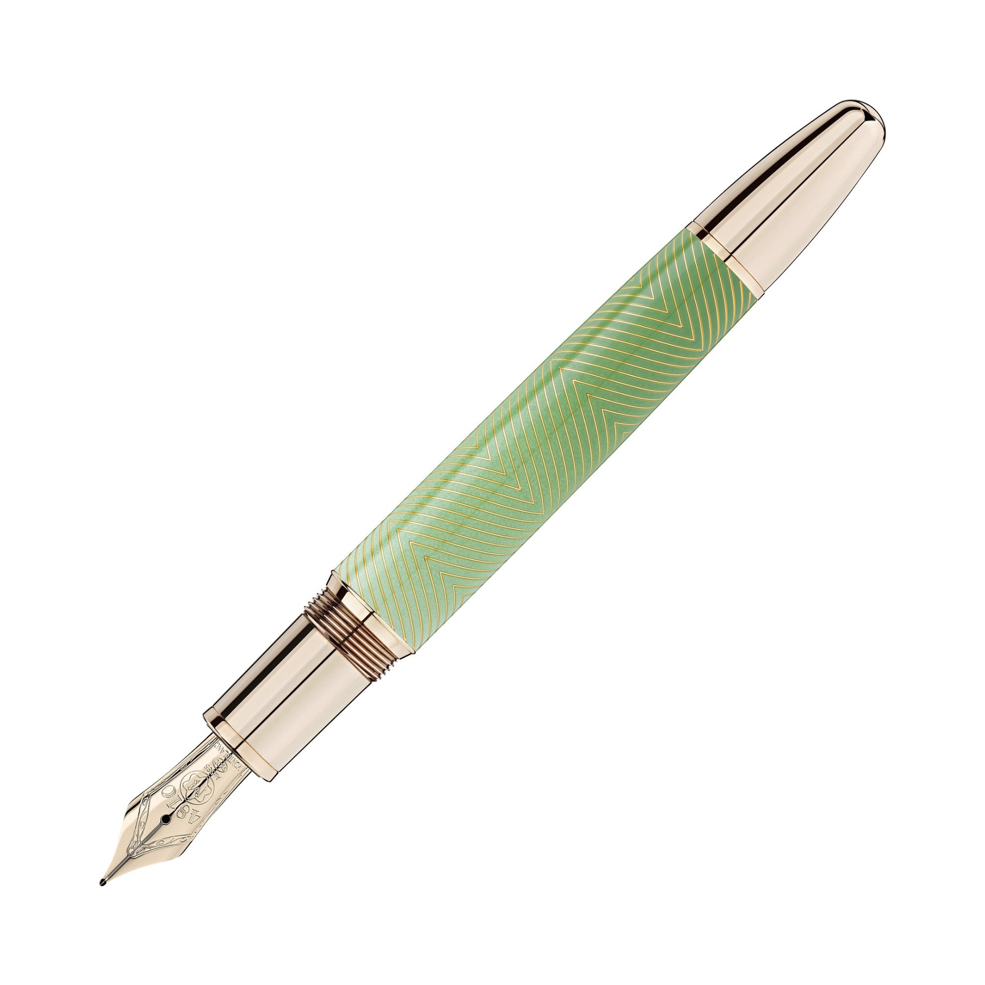 Montblanc Meisterstück Calligraphy Solitaire Celadon Dégradé Füllfederhalter (MB129553)