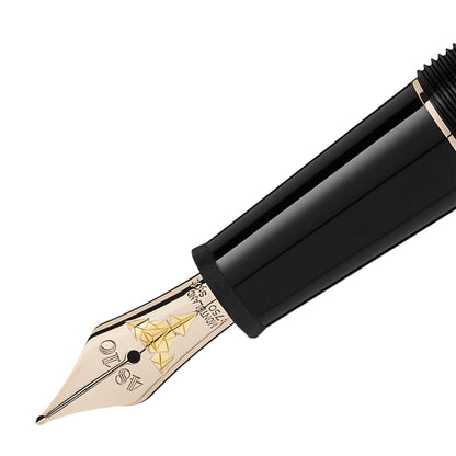 Meisterstück Doué Geometry Champagne Gold-Coated Classique Füllfederhalter • Perlmutt von Montblanc (MB132505)
