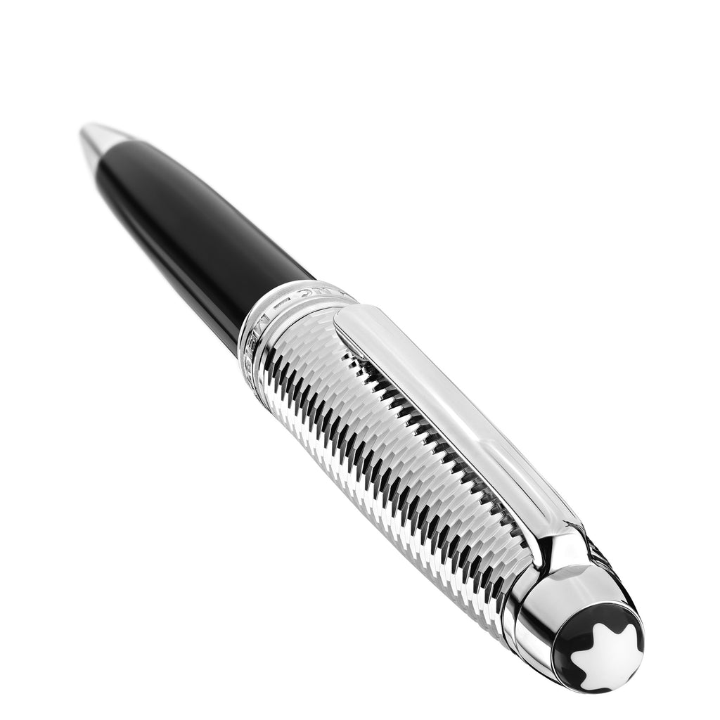 Montblanc Meisterstück Doué Geometry Classique Kugelschreiber (MB132503) aus Platin