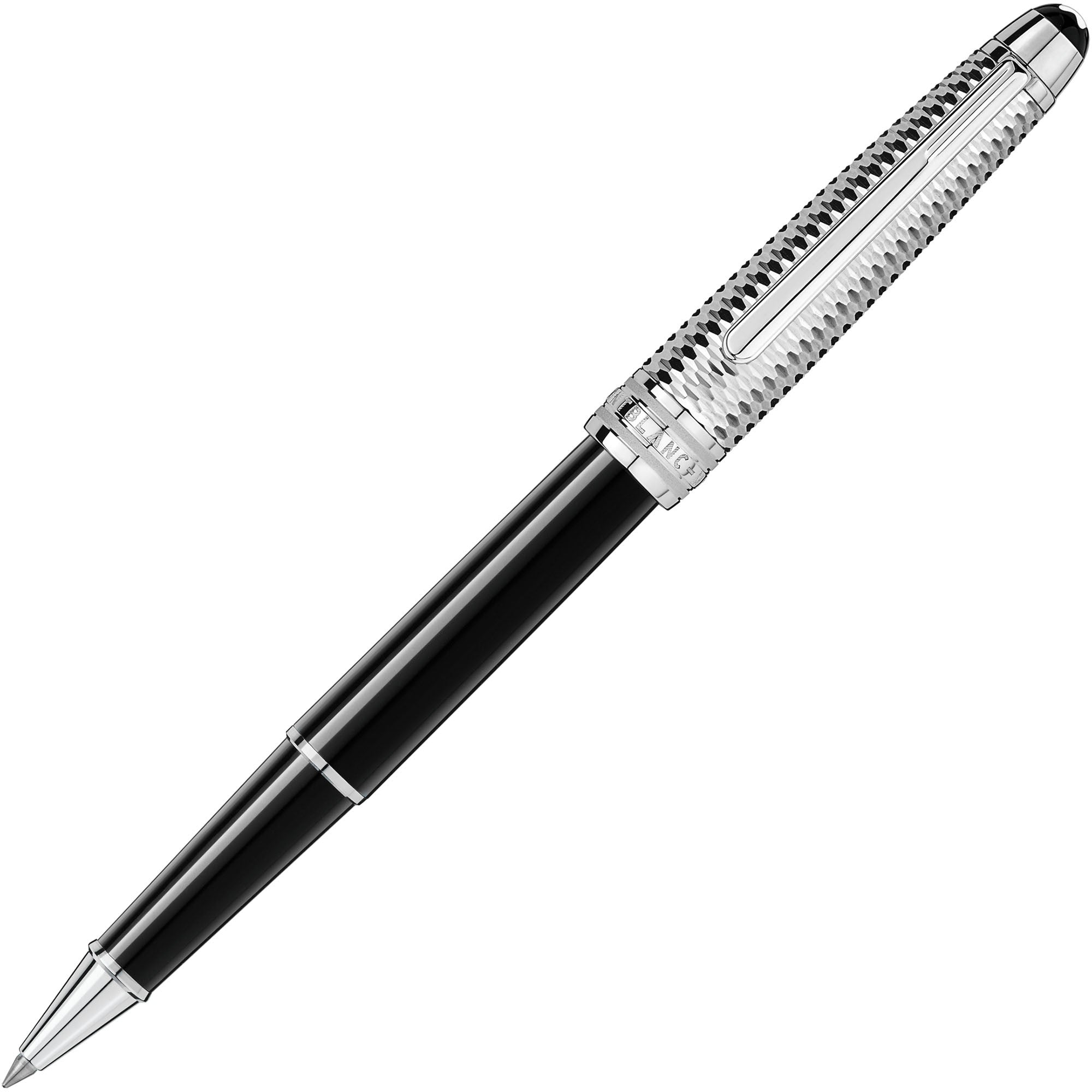 Montblanc Meisterstück Doué Geometry Classique Rollerball (MB132502) aus Platin