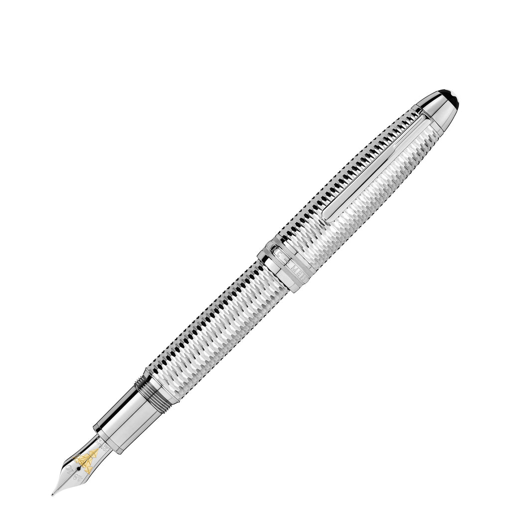 Montblanc Meisterstück Geometry Solitaire LeGrand Füllfederhalter (MB118097) aus Platin
