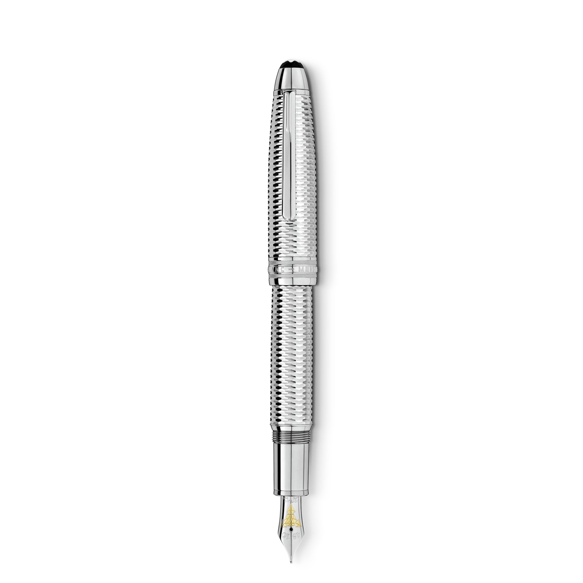 Montblanc Meisterstück Geometry Solitaire LeGrand Füllfederhalter (MB132127) aus Platin