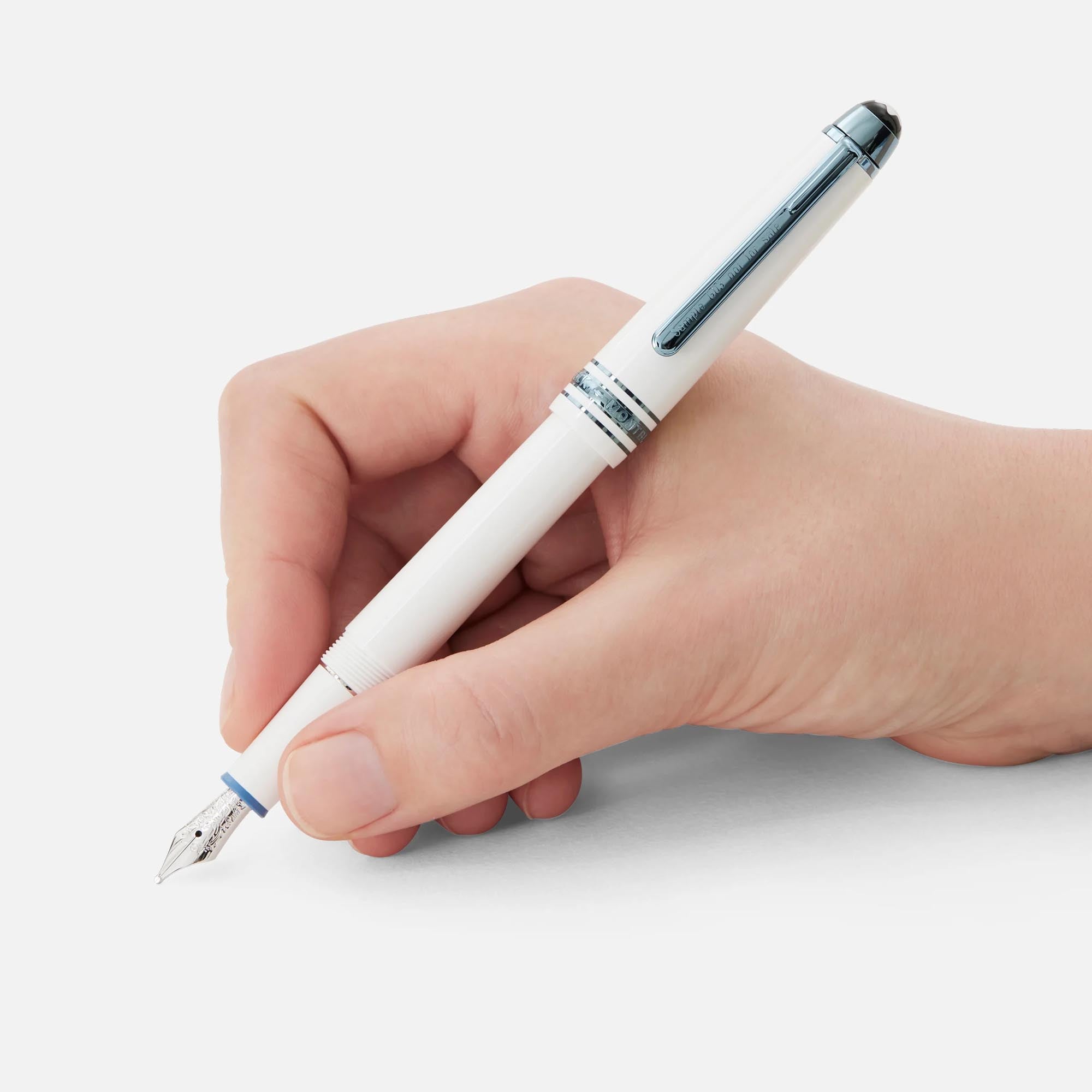 Montblanc Meisterstück Glacier Classique Füllfederhalter Weiß (MB129399)