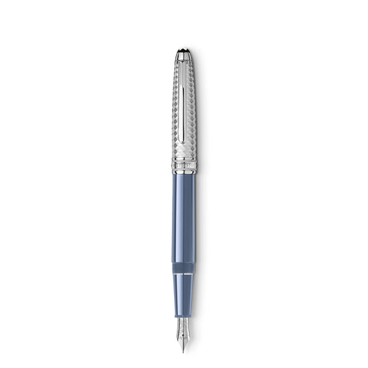 Montblanc Meisterstück Glacier Doué Füllfederhalter (F) (MB129402) aus Platin