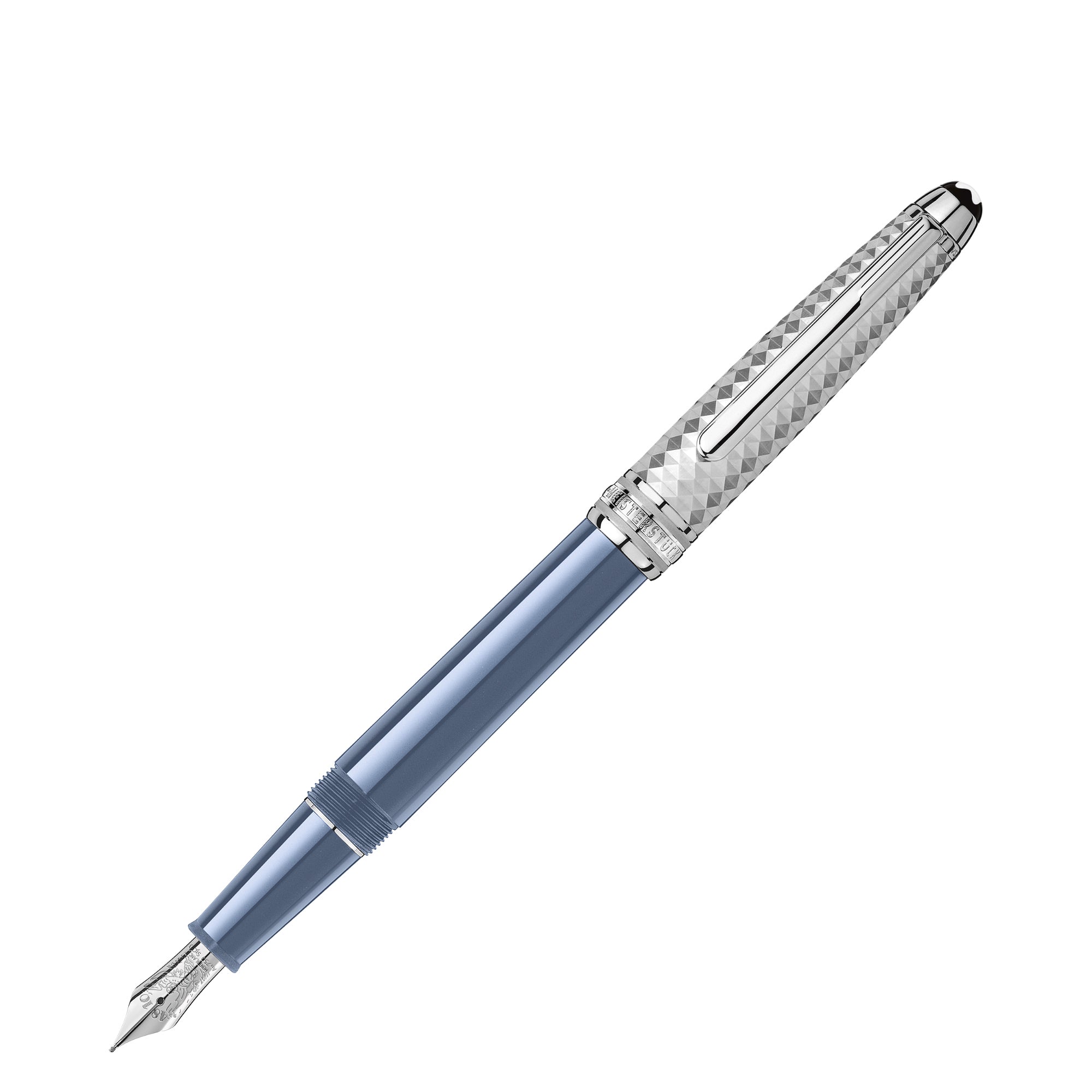 Montblanc Meisterstück Glacier Doué Füllfederhalter (F) (MB129402) aus Platin