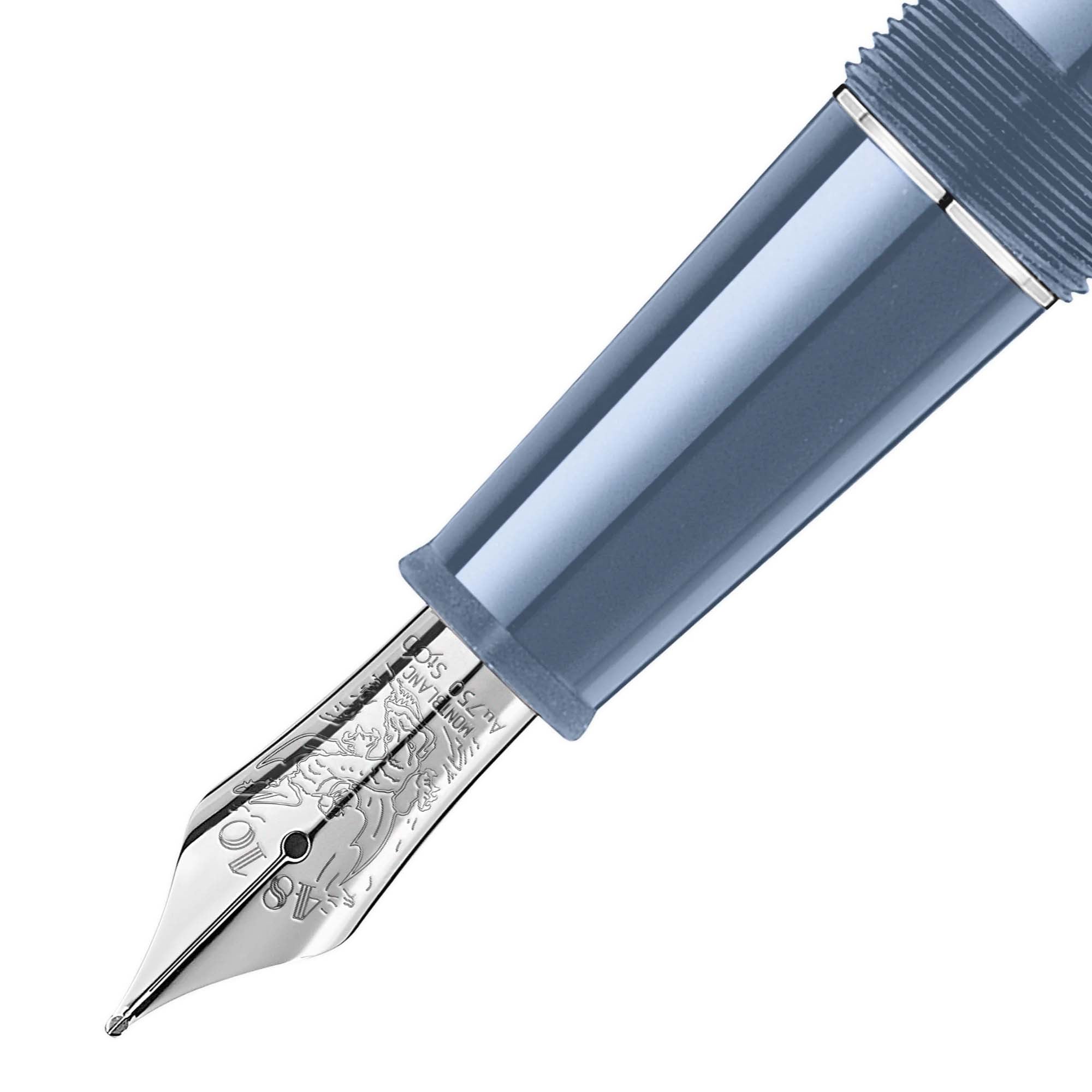 Montblanc Meisterstück Glacier Doué Füllfederhalter (MB129403) aus Platin