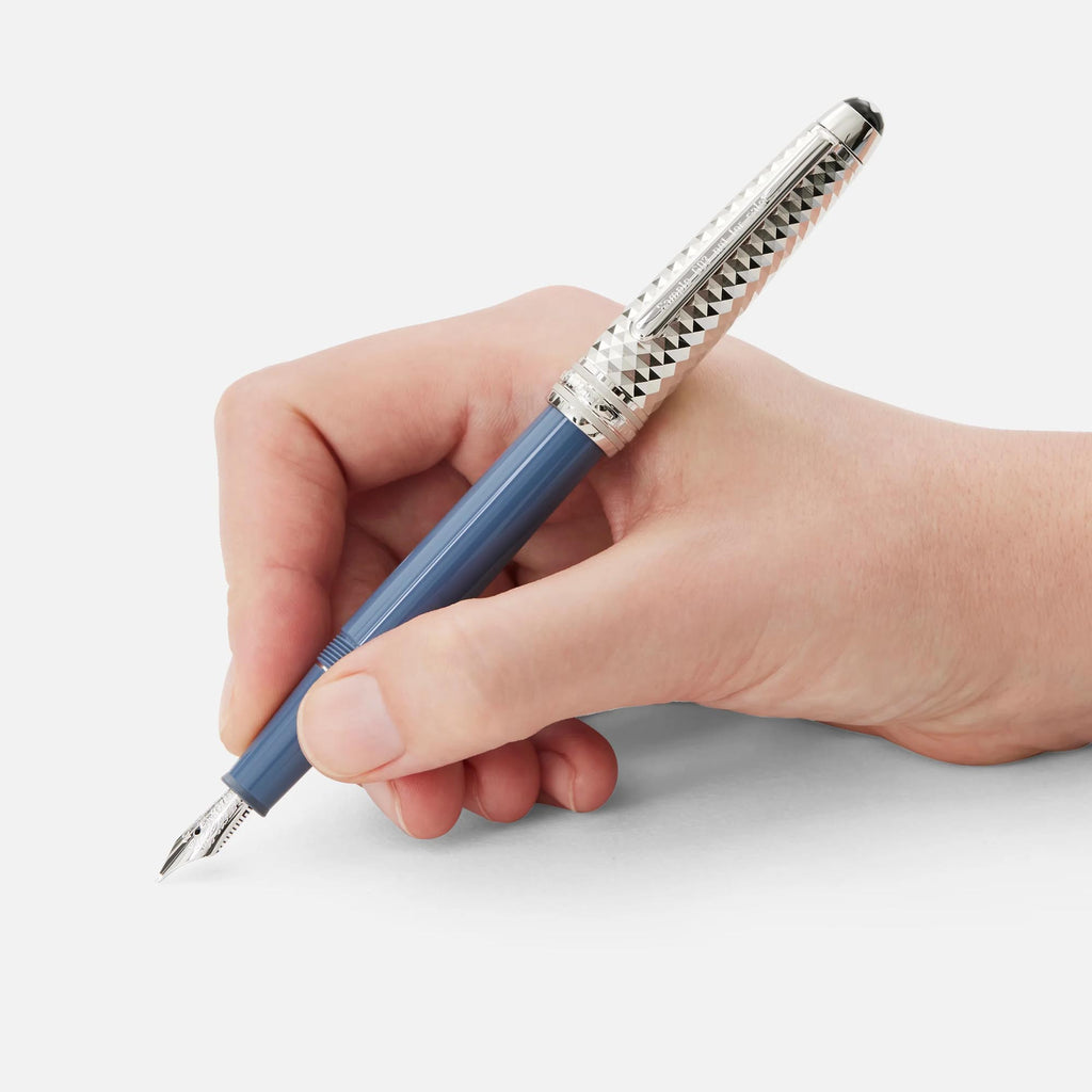 Montblanc Meisterstück Glacier Doué Füllfederhalter (MB129403) aus Platin