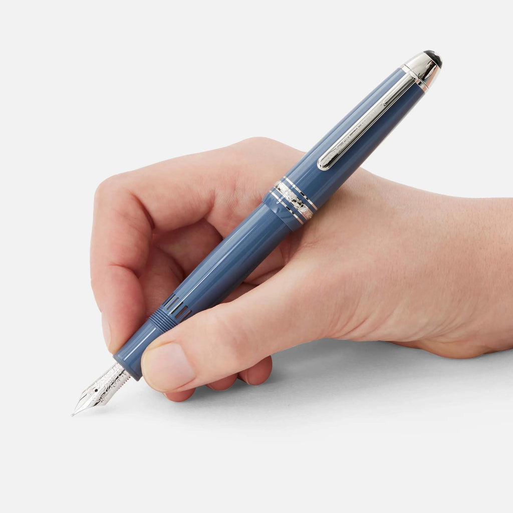 Montblanc Meisterstück Glacier LeGrand Füllfederhalter Blau (MB129393) aus Platin