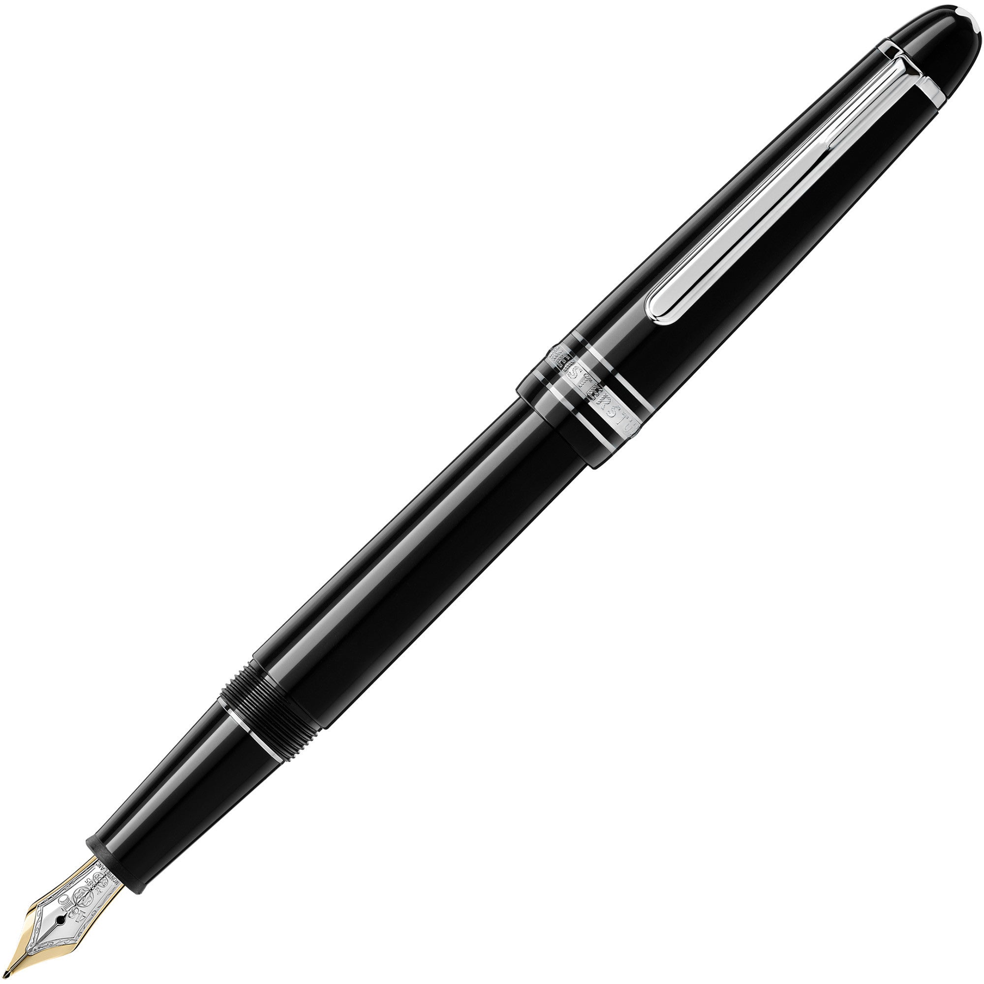 Montblanc Meisterstück Platinum-Coated Classique Füllfederhalter (MB132466) aus Platin