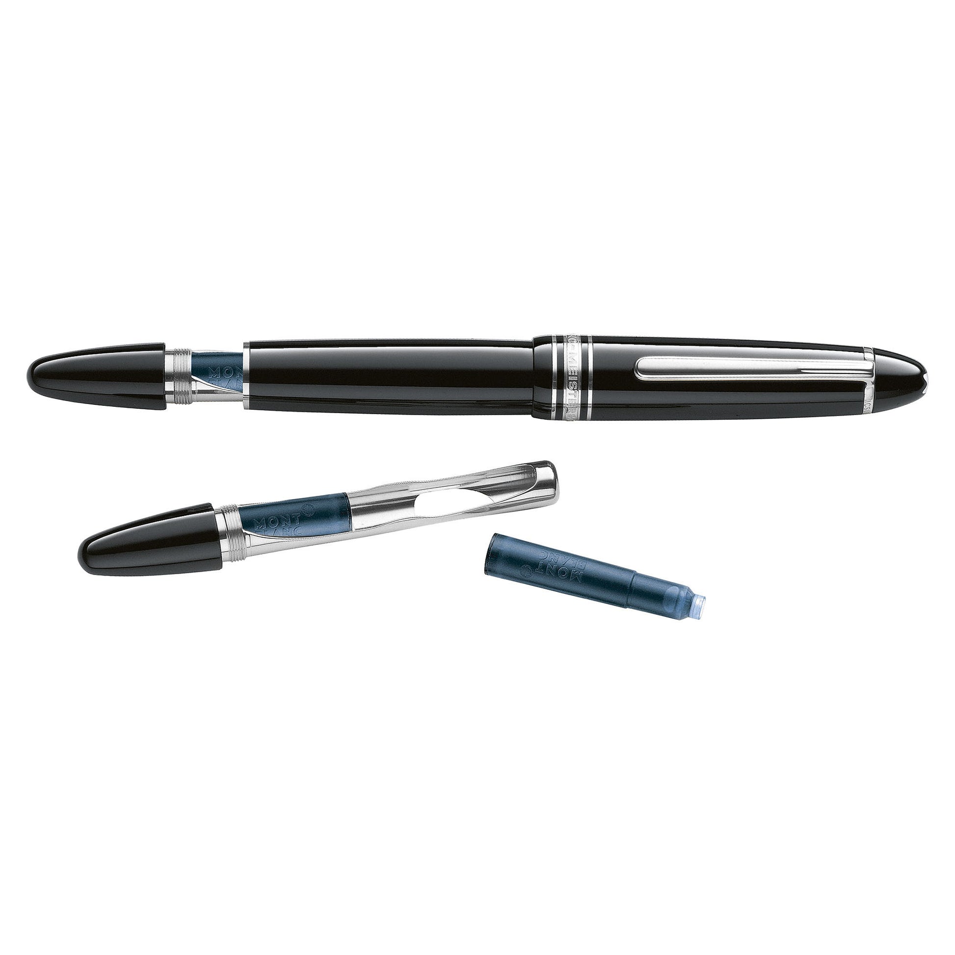 Meisterstück Platinum-Coated LeGrand Traveller Füllfederhalter, Roségold • Saphir von Montblanc (MB132492)