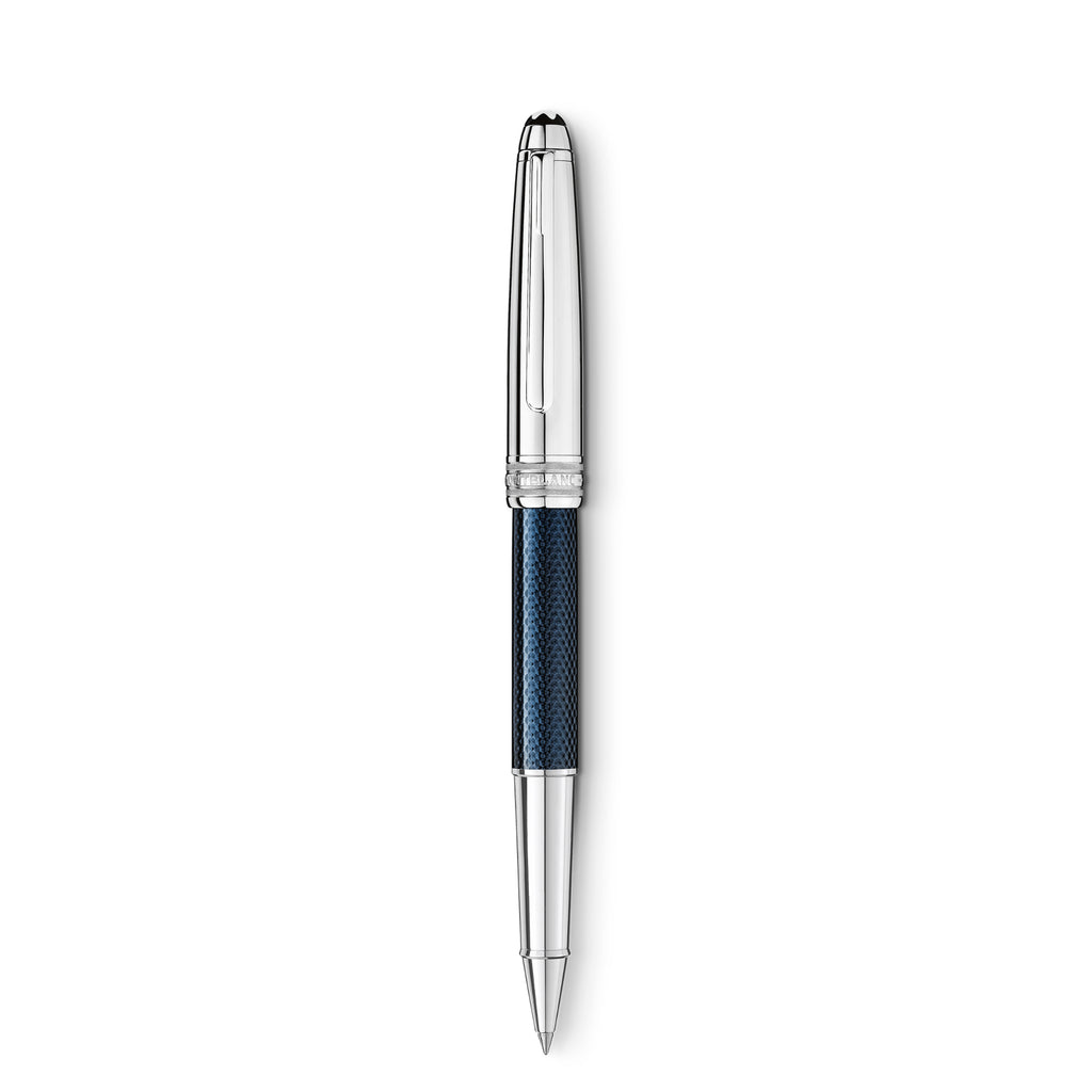 Montblanc Meisterstück Solitaire Doué Blue Hour Classique Rollerball (MB132101) aus Platin