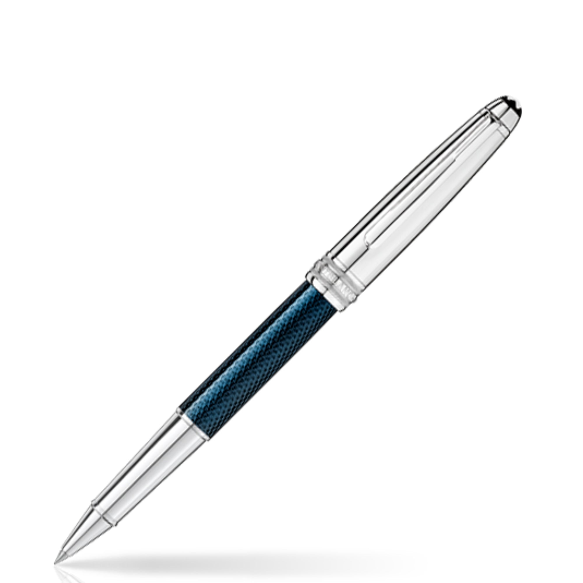 Montblanc Meisterstück Solitaire Doué Blue Hour Classique Rollerball (MB132101) aus Platin