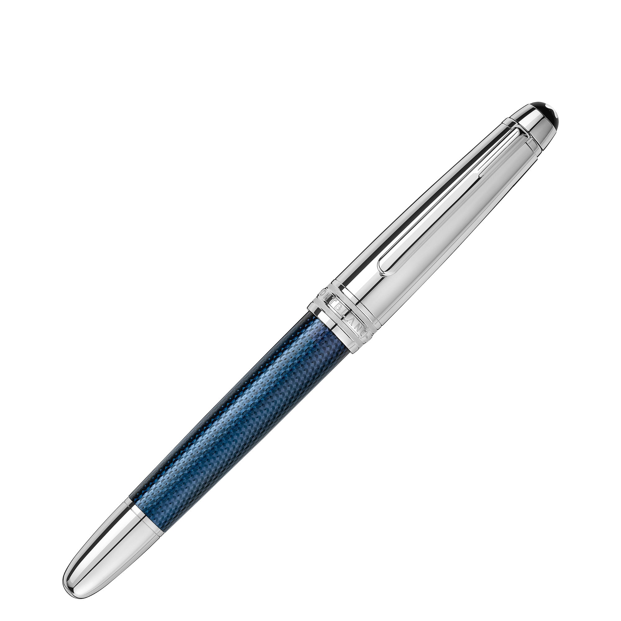 Montblanc Meisterstück Solitaire Doué Blue Hour Classique Rollerball (MB132101) aus Platin