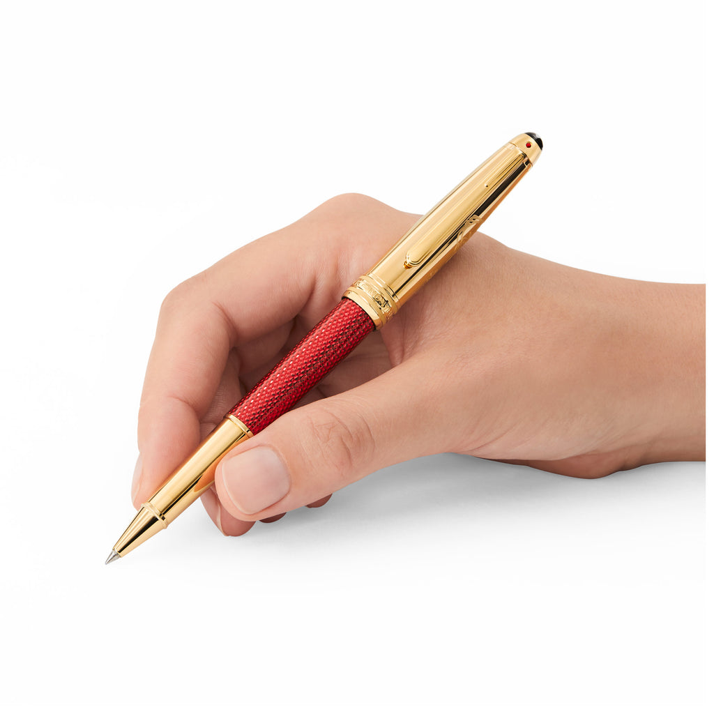 Montblanc Meisterstück Solitaire Doué Red Hour Classique Rollerball Special Edition (MB130204) mit Rubin