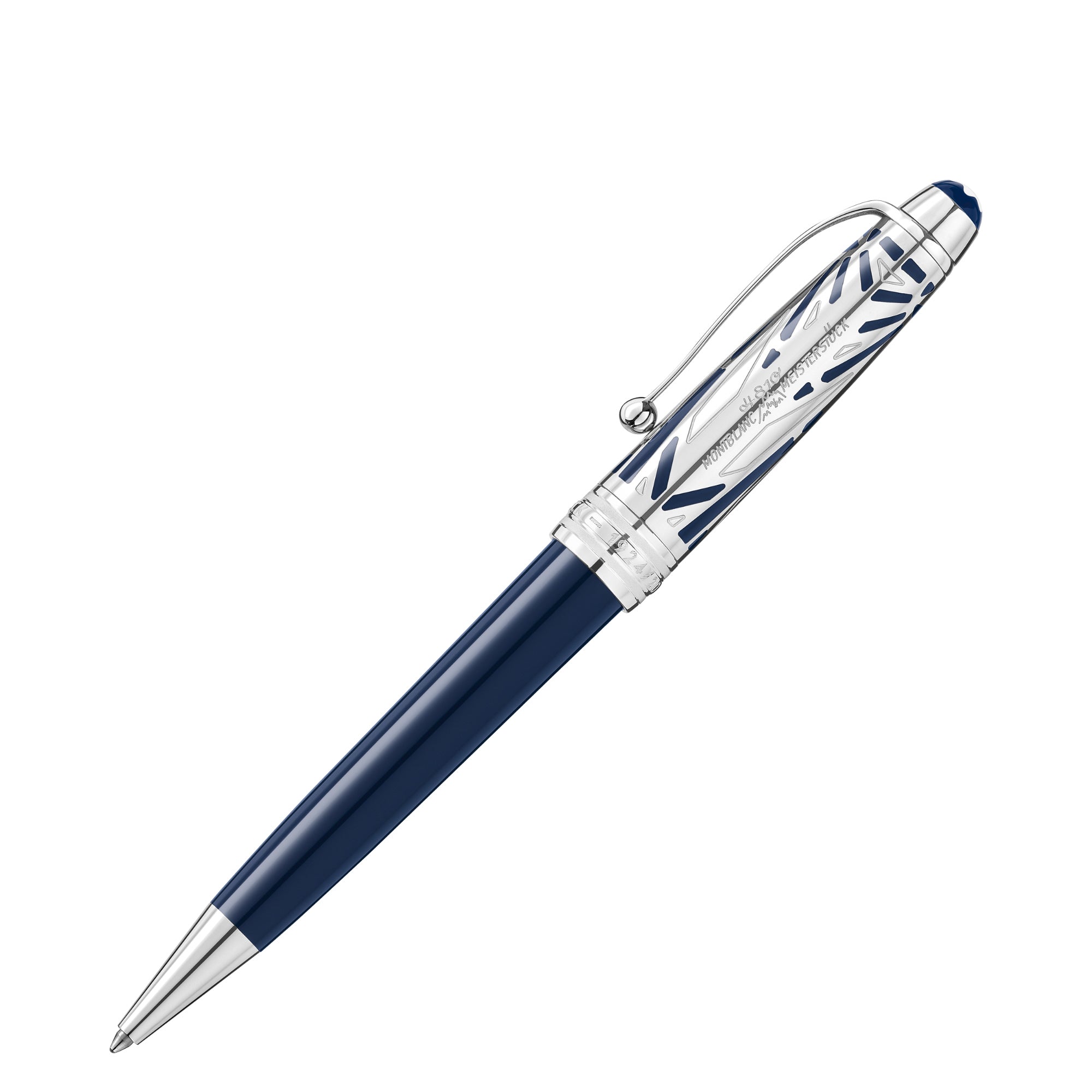 Montblanc Meisterstück The Origin Collection Doué Midsize Kugelschreiber (MB131348) aus Platin